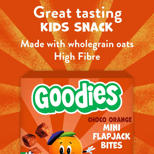 Goodies Choco Orange Mini Flapjack Bites 4x23g 4x23g pack shot