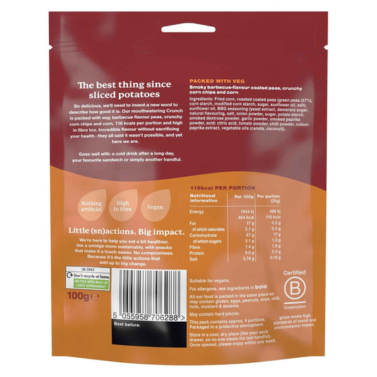 GRAZE Smoky Barbecue Crunch 100g