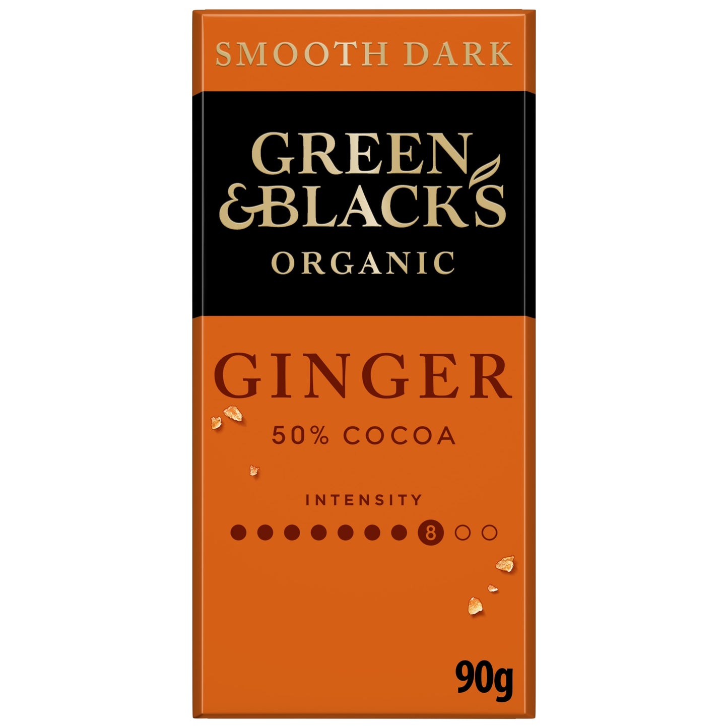 Green & Blacks Organic Ginger Dark Chocolate 90G — image 1