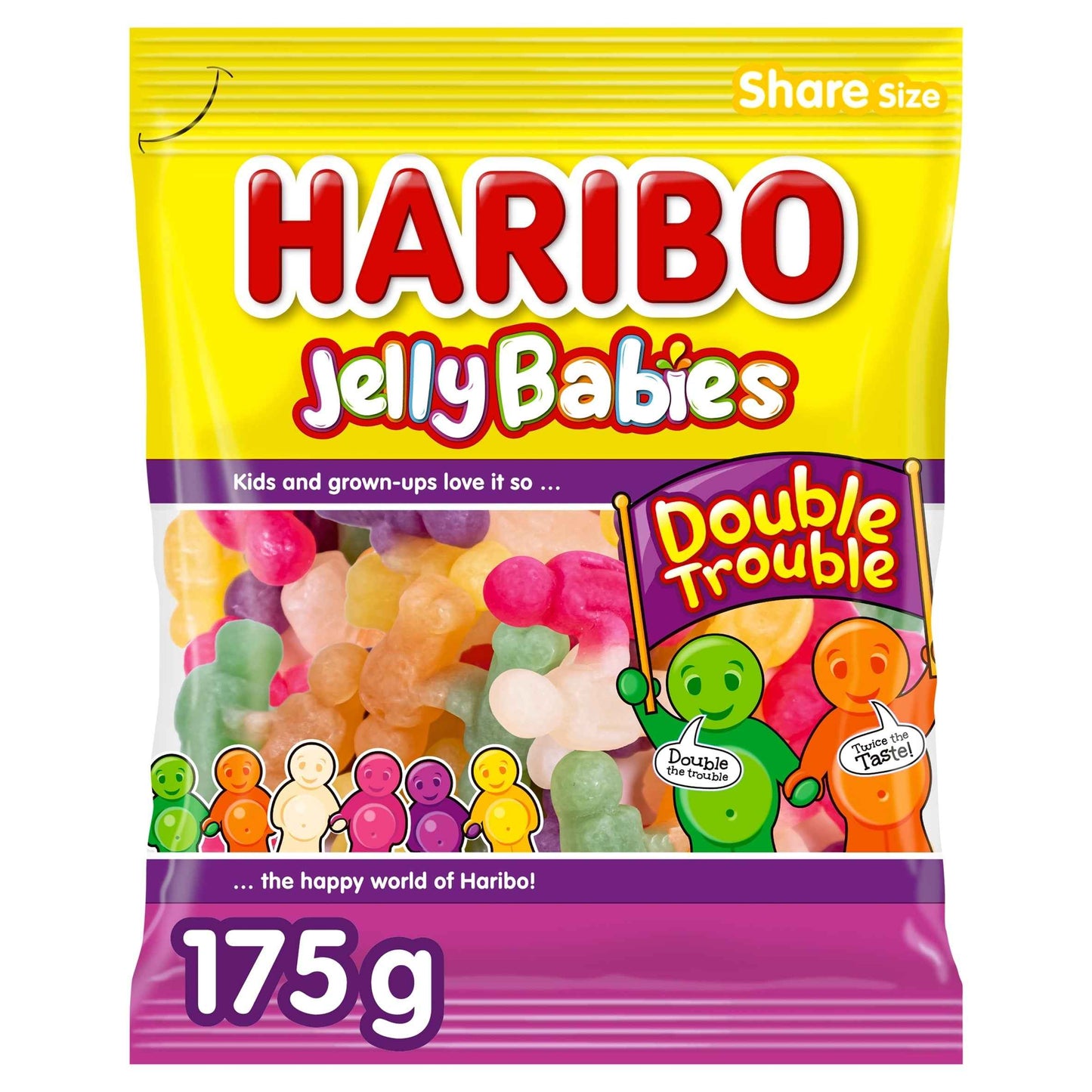 HARIBO Jelly Babies Double Trouble 175g