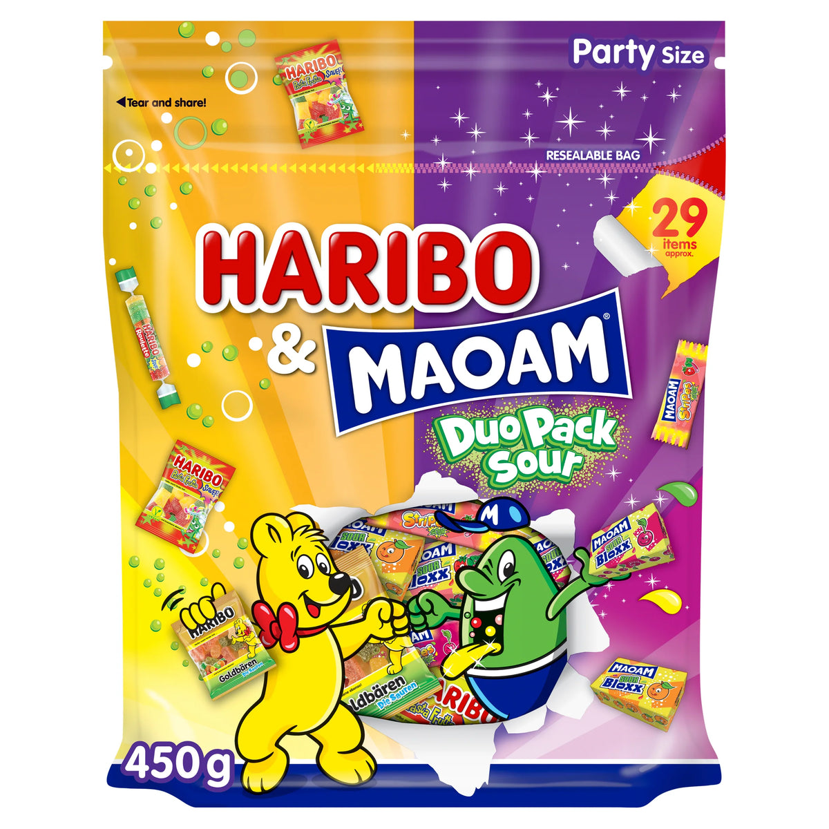 HARIBO & MAOAM Sour Duo Pack 450g — image 1