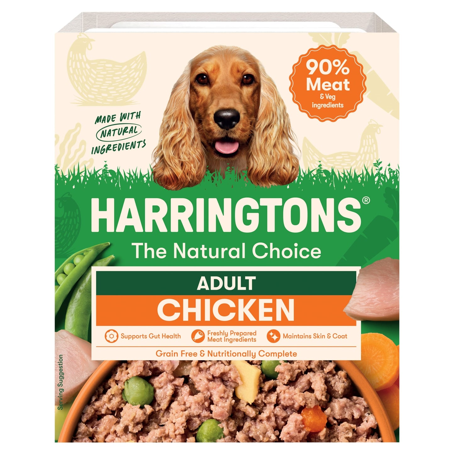 Harringtons Grain Free Chicken & Vegetable Adult Dog 400G — image 1