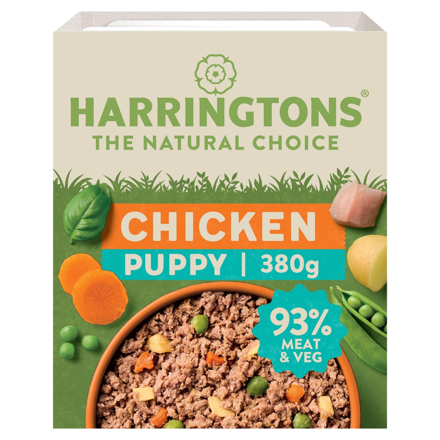 Harringtons Wet Grain Free Chicken With Potato and Vegetables Puppy Food 380g — image 1