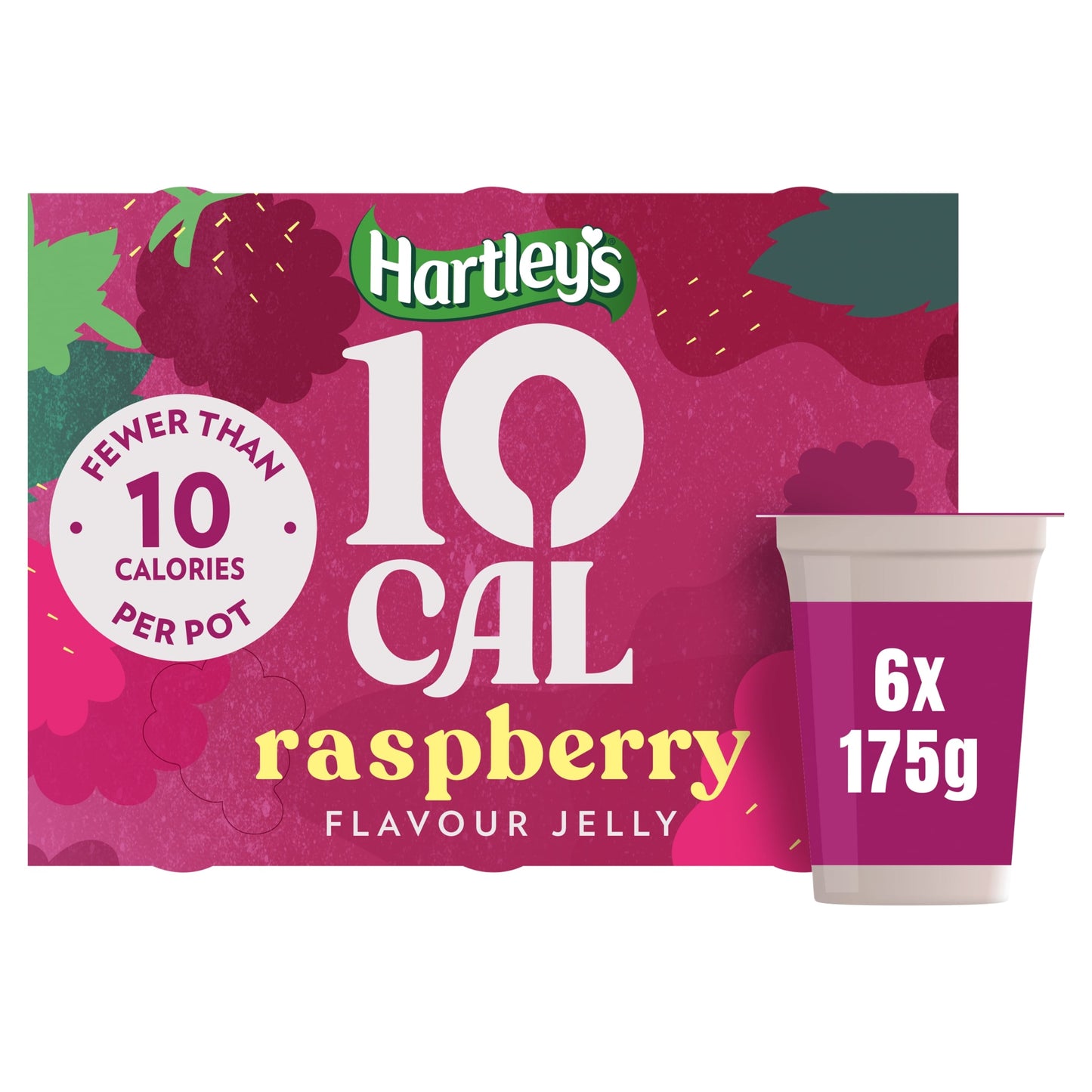 Hartley's 10 Cal Raspberry Flavour Jelly 6 x 175g — image 1