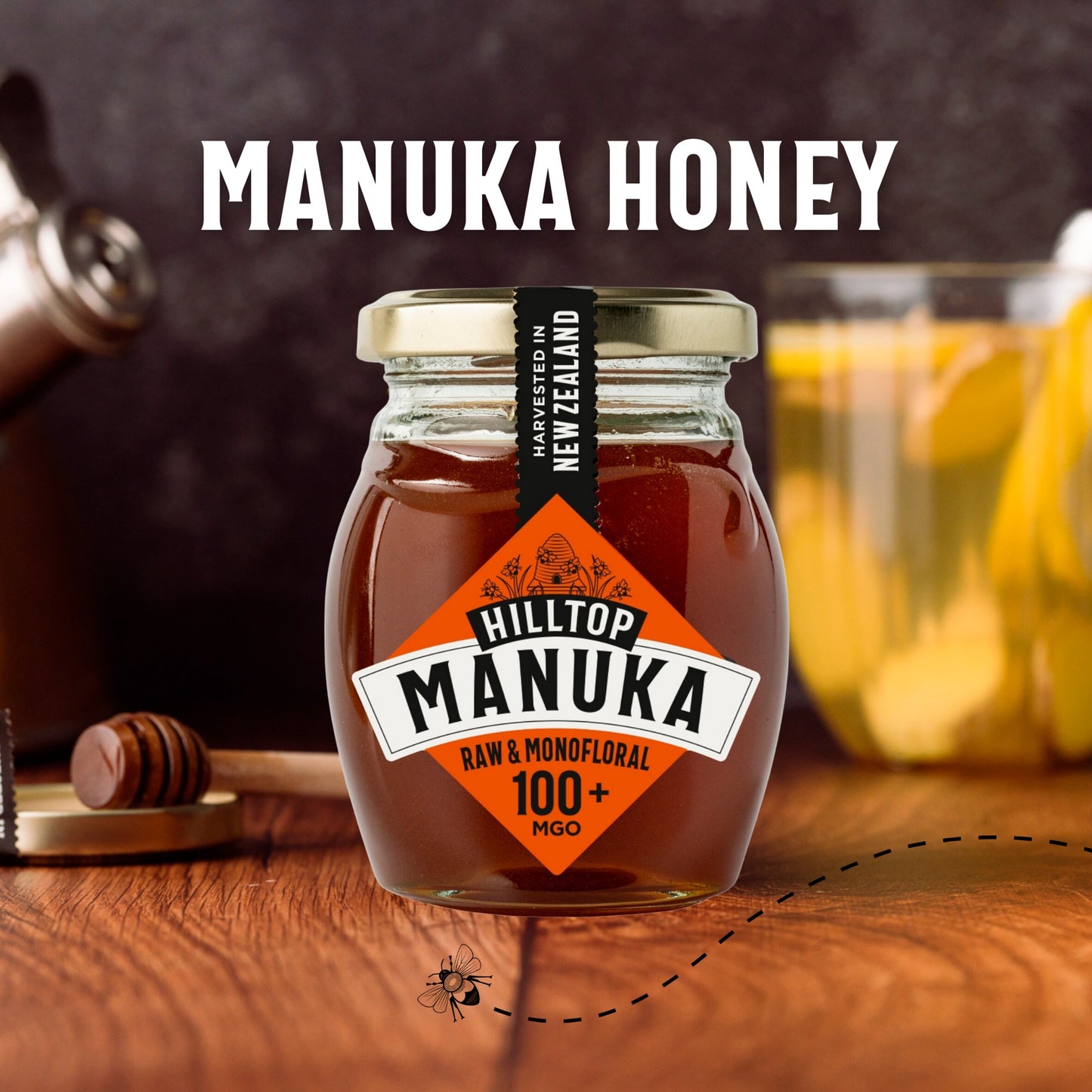 Hilltop Premium Manuka 100+ Mgo Honey Of New Zealand 225G — image 5