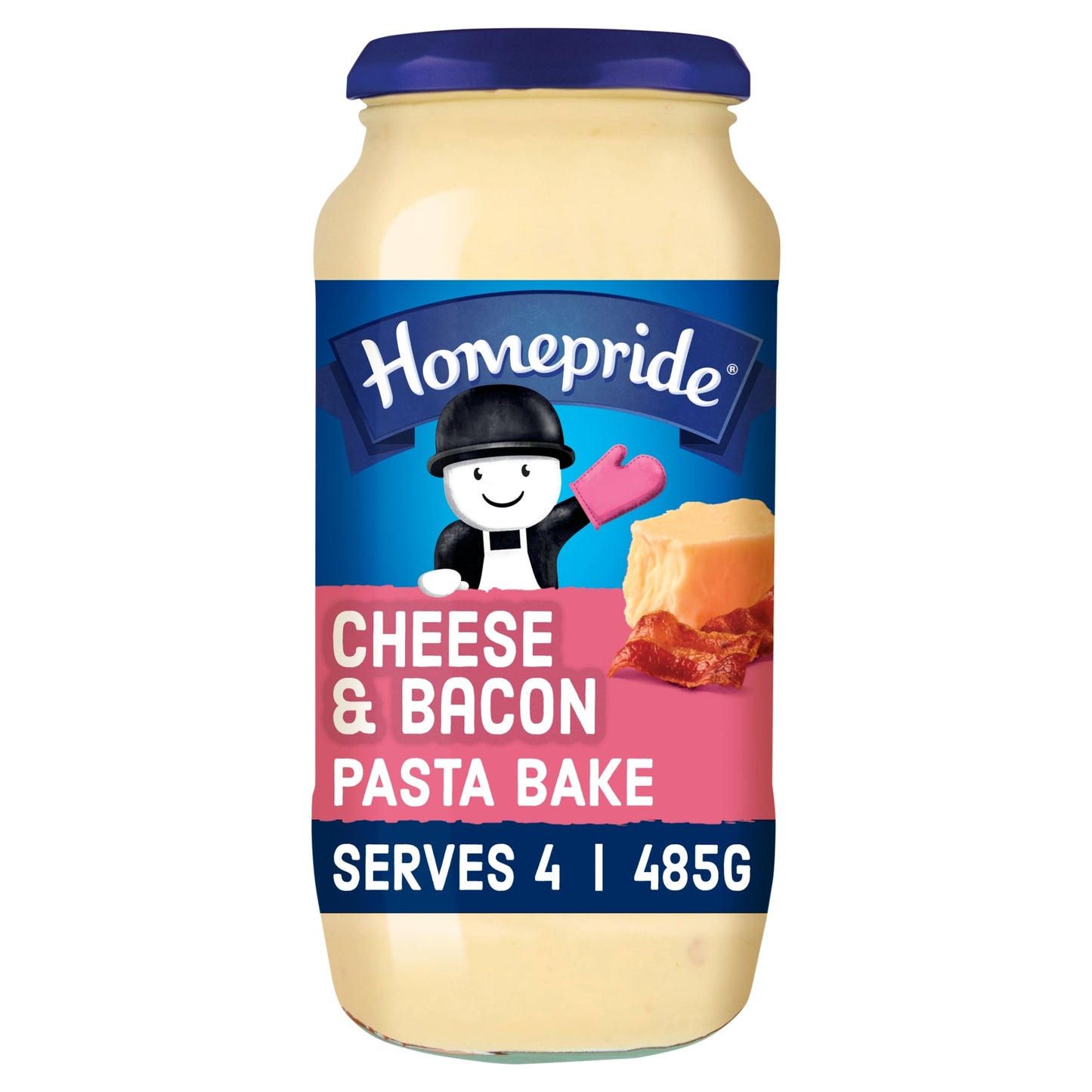 Homepride Cheese & Bacon Pasta Bake Sauce 485g — image 1