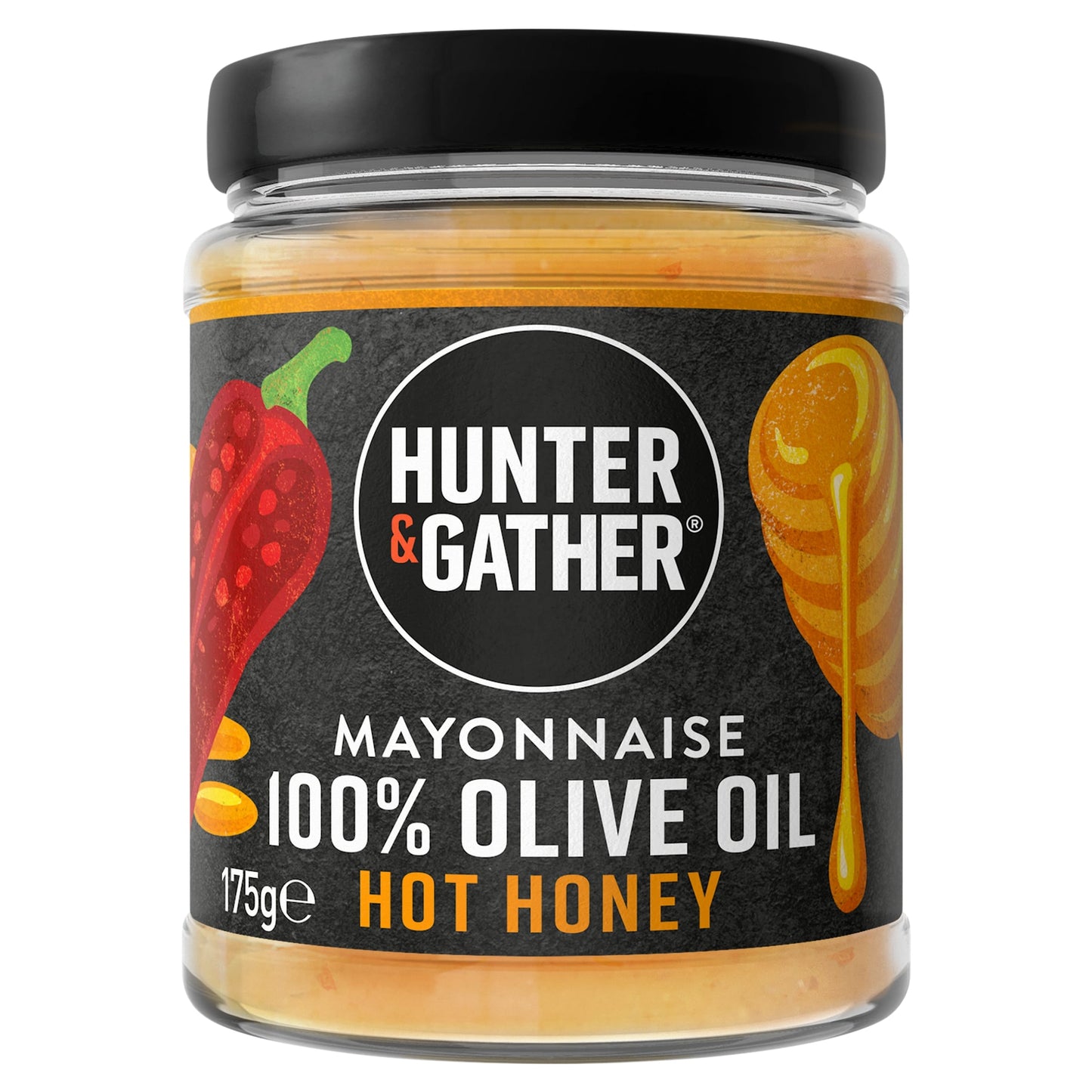 Hunter & Gather 100% Olive Oil Hot Honey Mayonnaise 175g — image 1