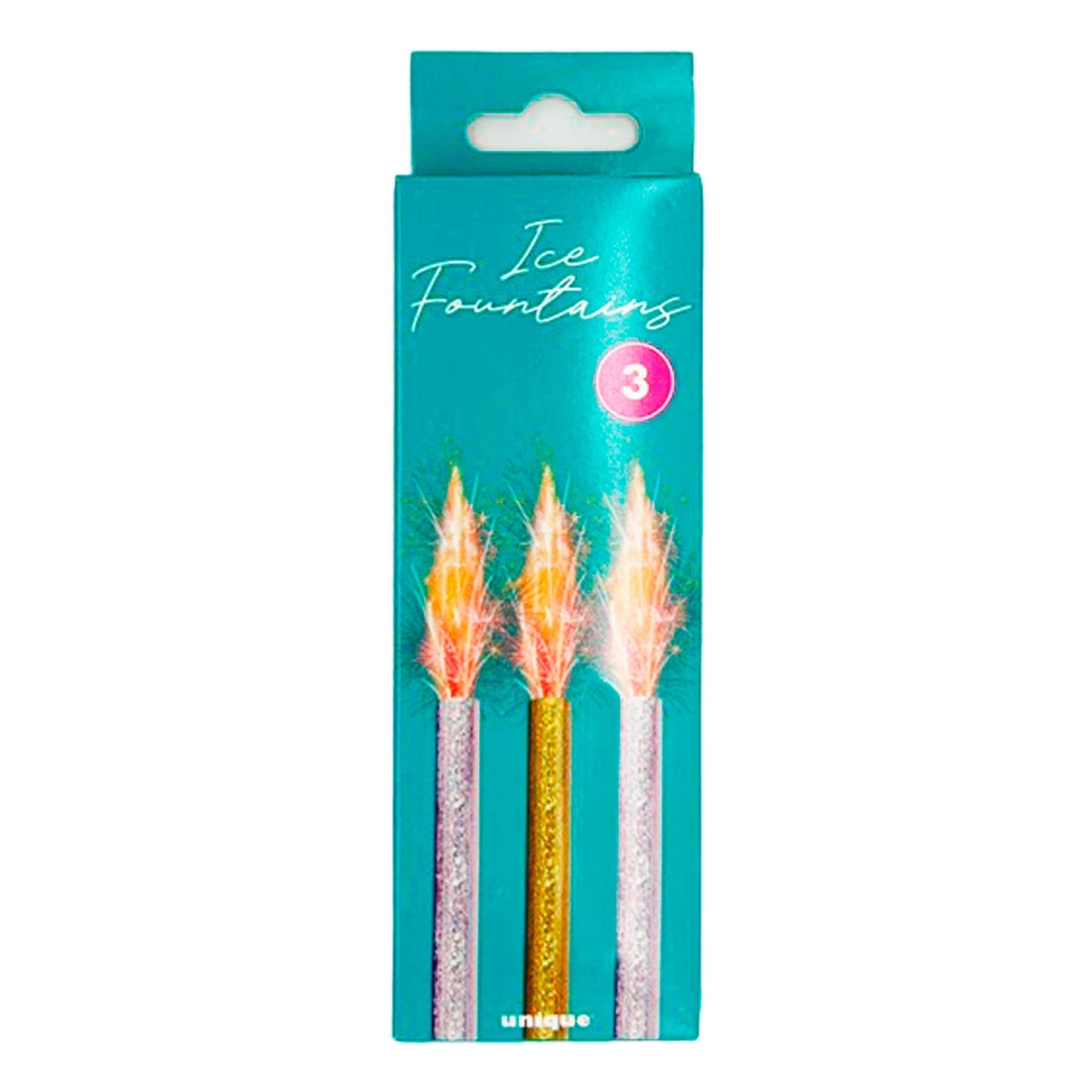 Ice Fountain Sparklers 3pk — image 1