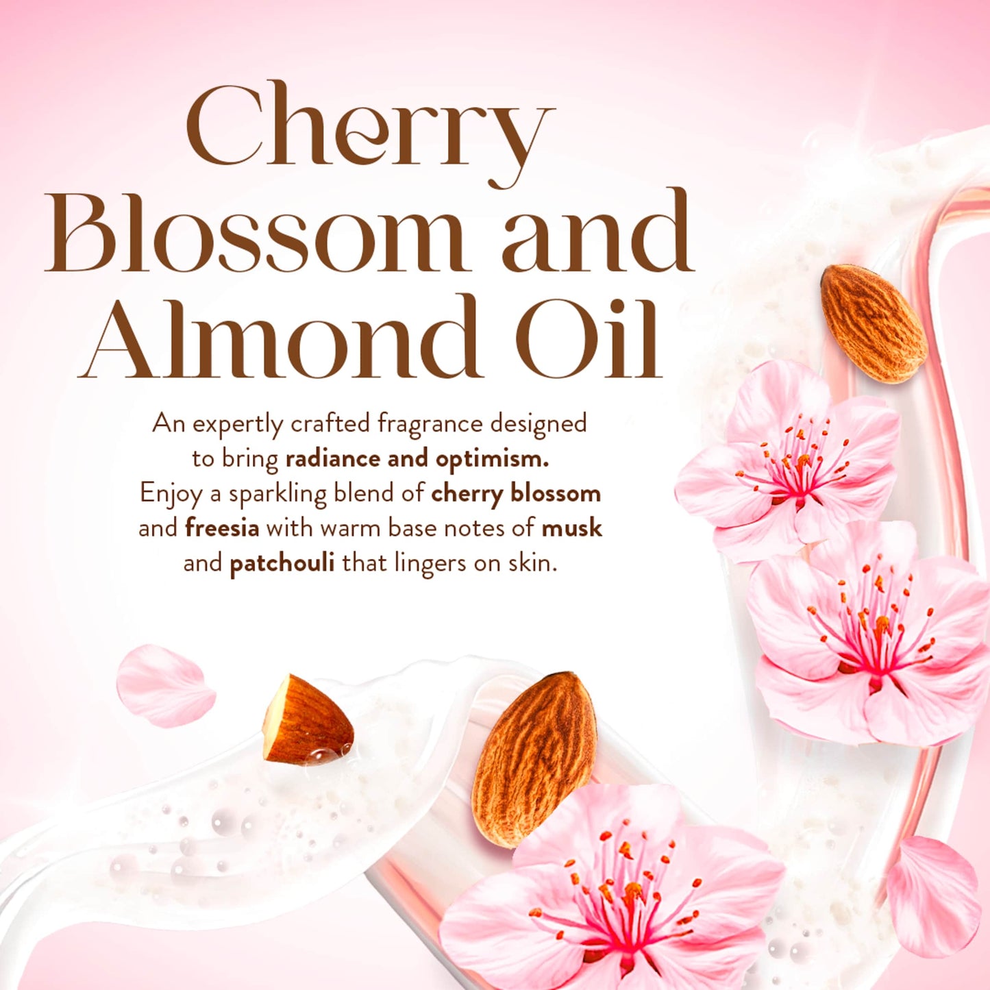 IMPERIAL LEATHER ULTIMATE MOISTURE FOAMBURST CHERRY BLOSSOM & ALMOND 200ML — image 5