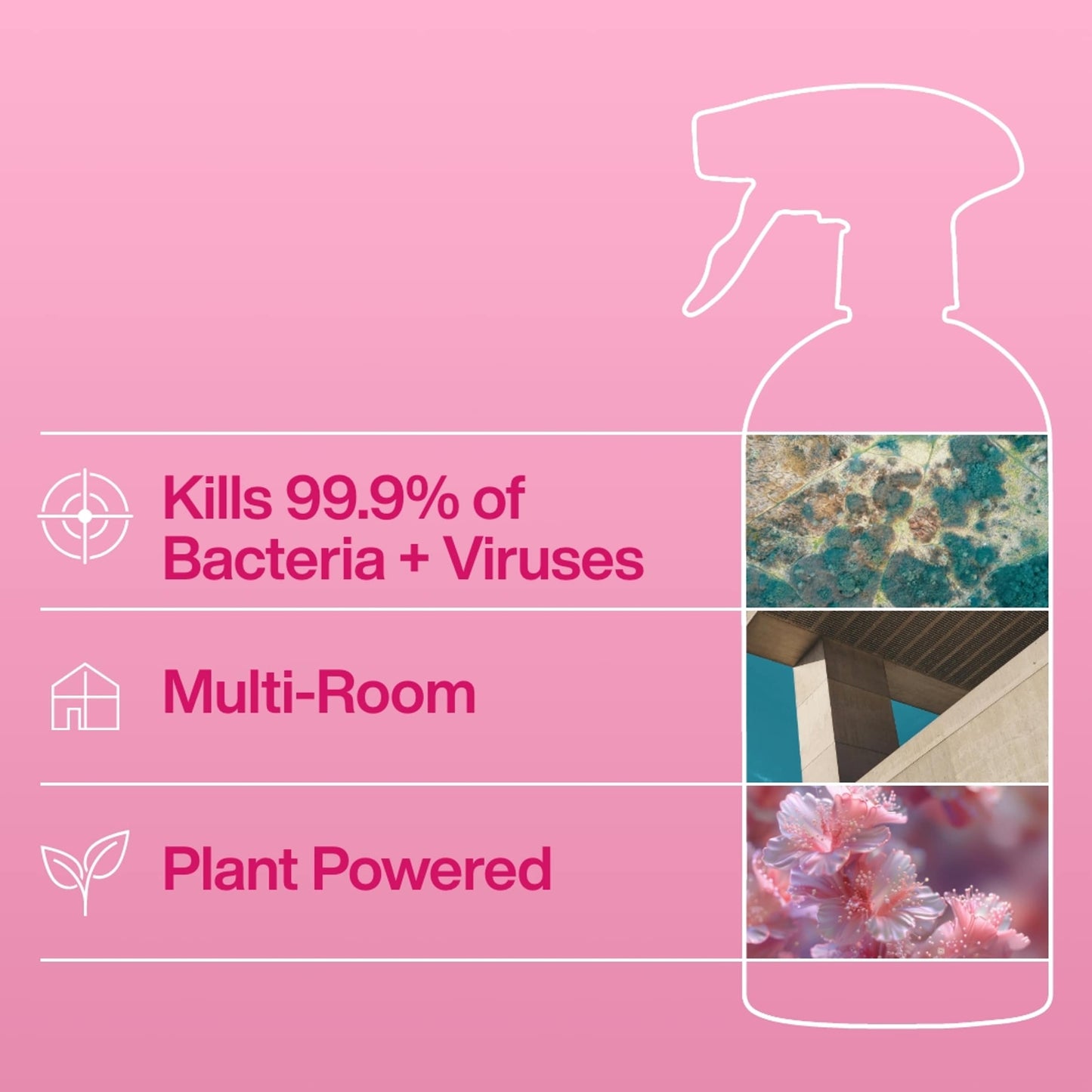Ineos Multi-Room Antibac Cleaning Spray - Rhubarb & Pomegranate 750ml — image 5