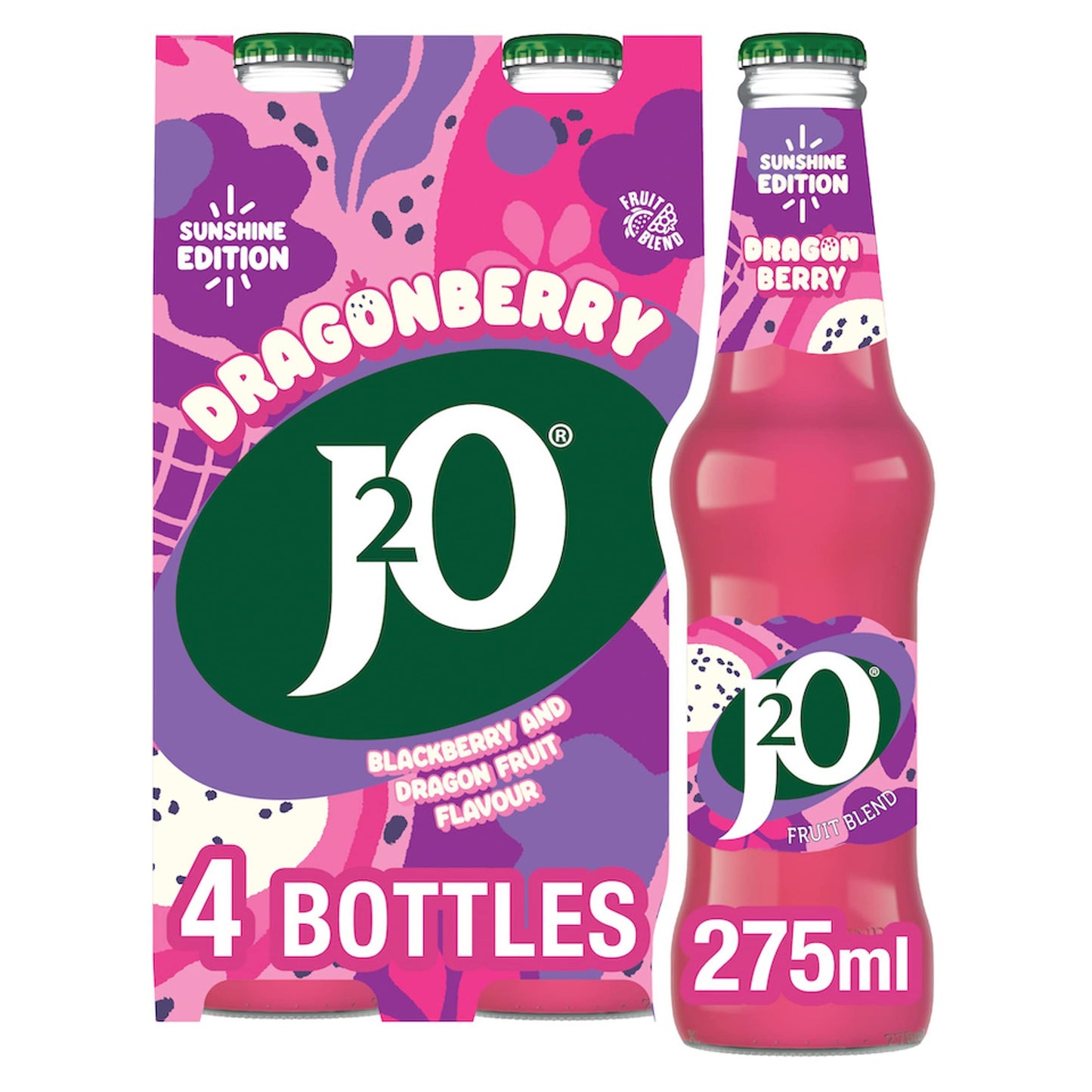 J20 Blackberry & Dragonfruit 4 x 275ml — image 1