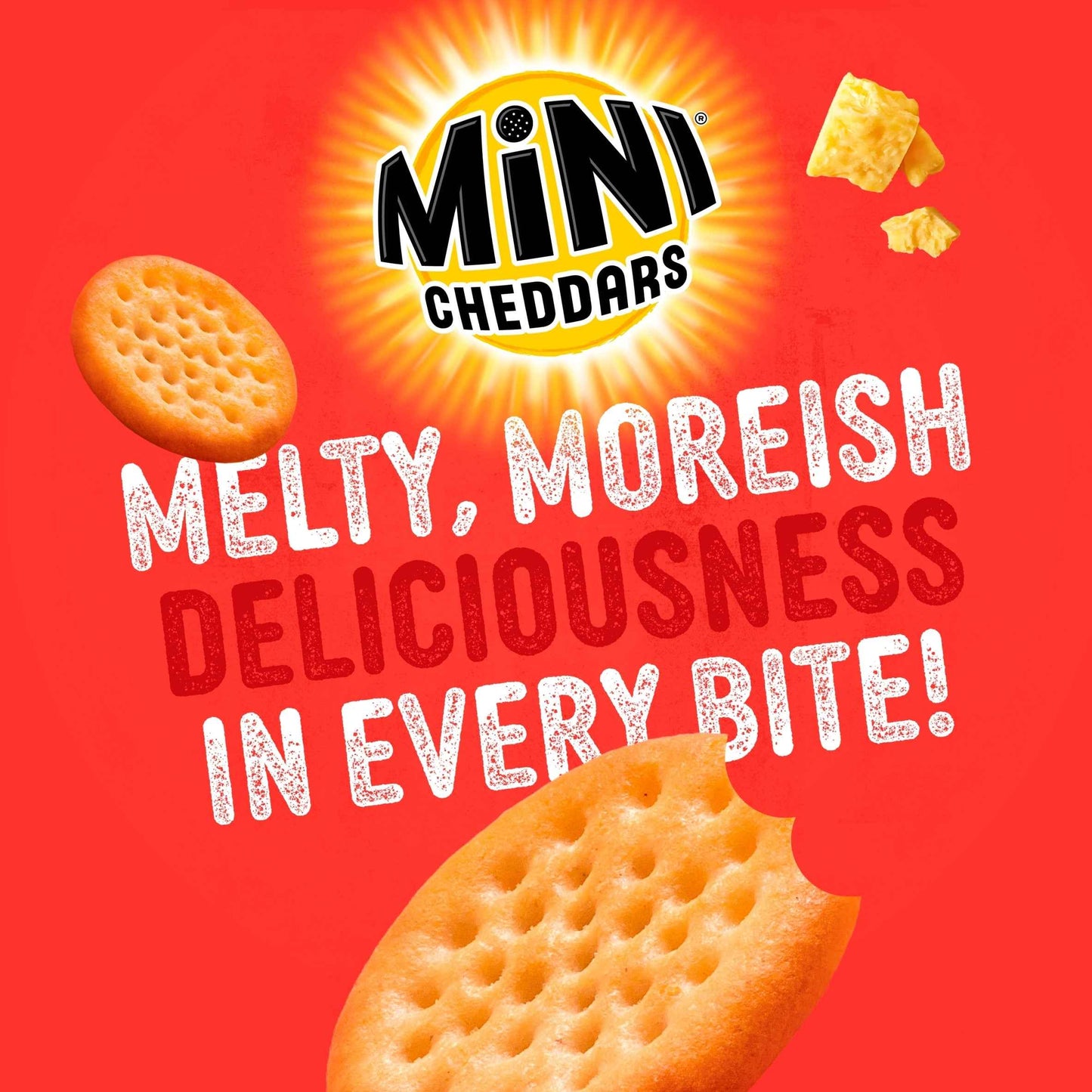 JACOB'S Mini Cheddars Red Leicester Multipack Snacks 12x23g extra photo