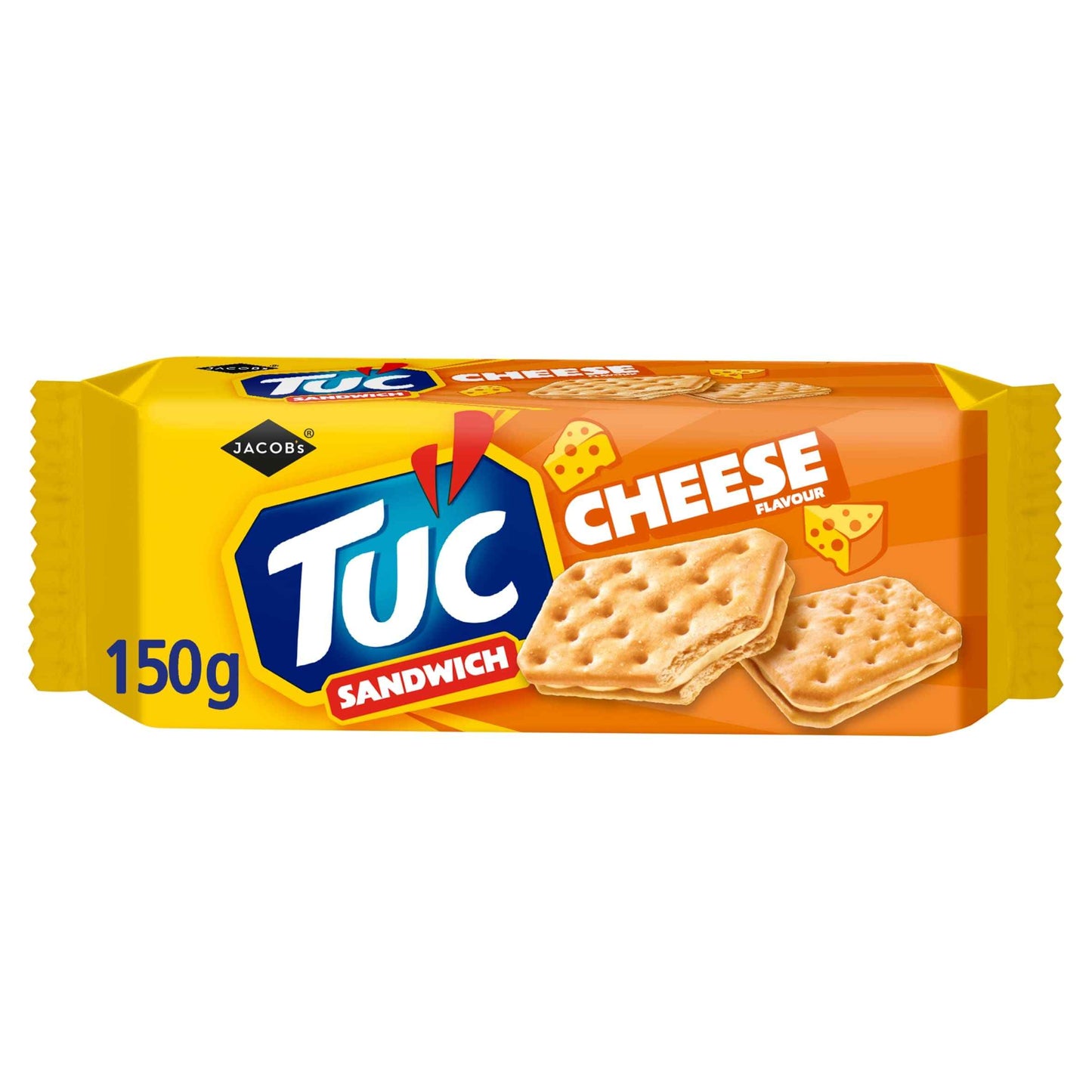JACOB'S Tuc Sandwich Snack Crackers 150g