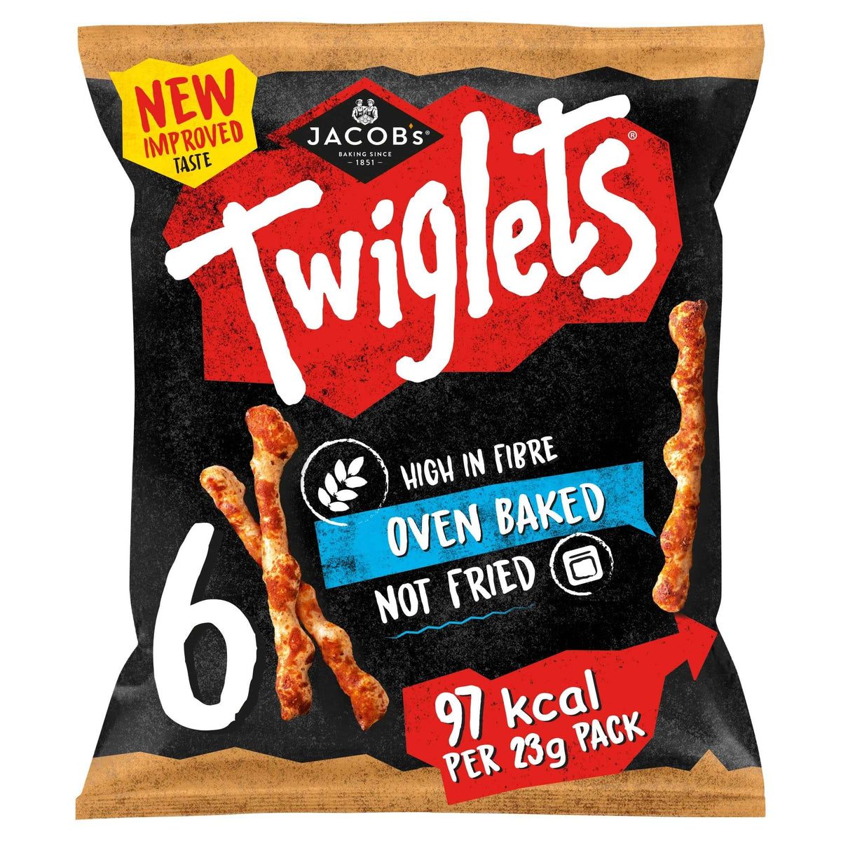 JACOB'S Twiglets 6 X 23g