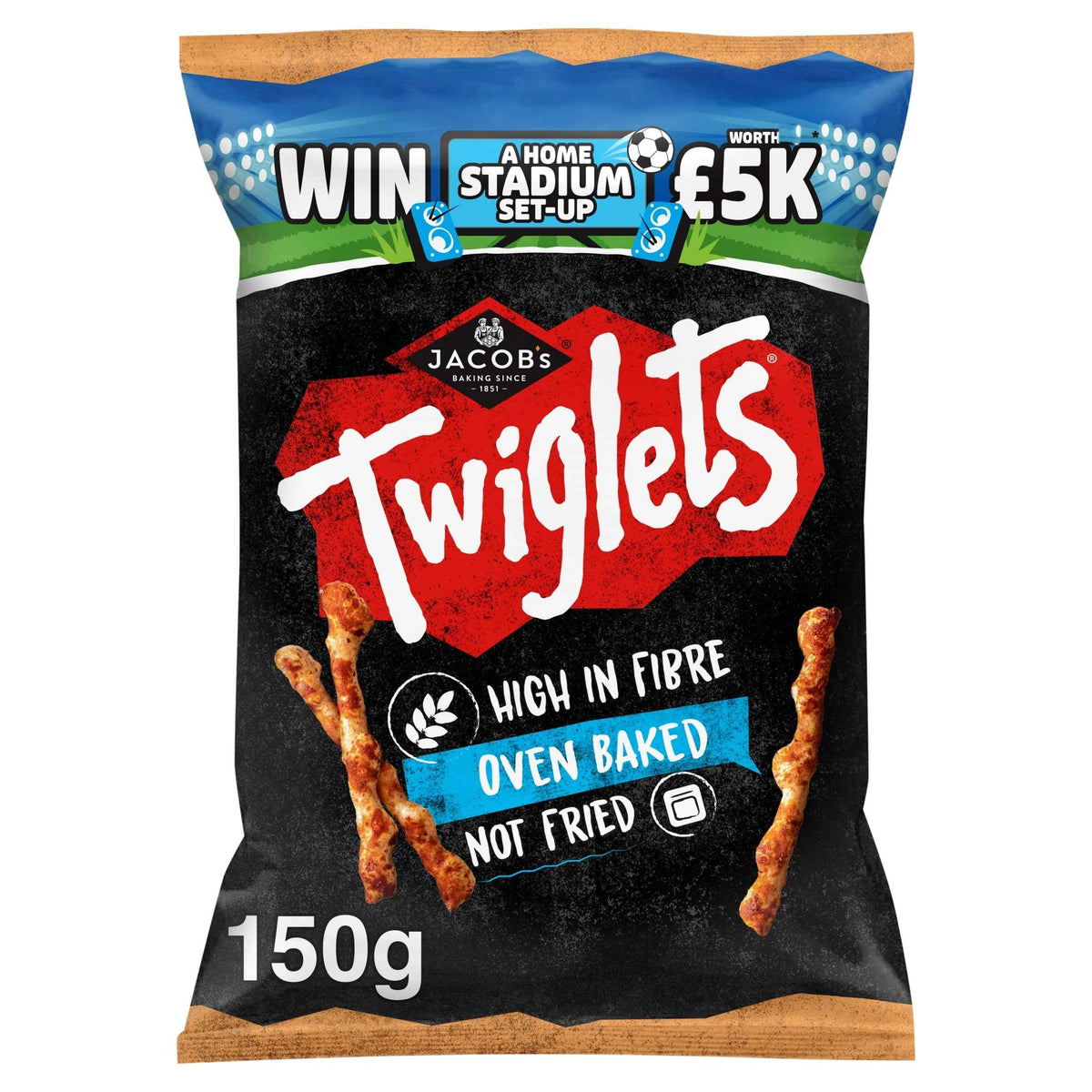 JACOB'S Twiglets Sharing Baked Snacks 150g