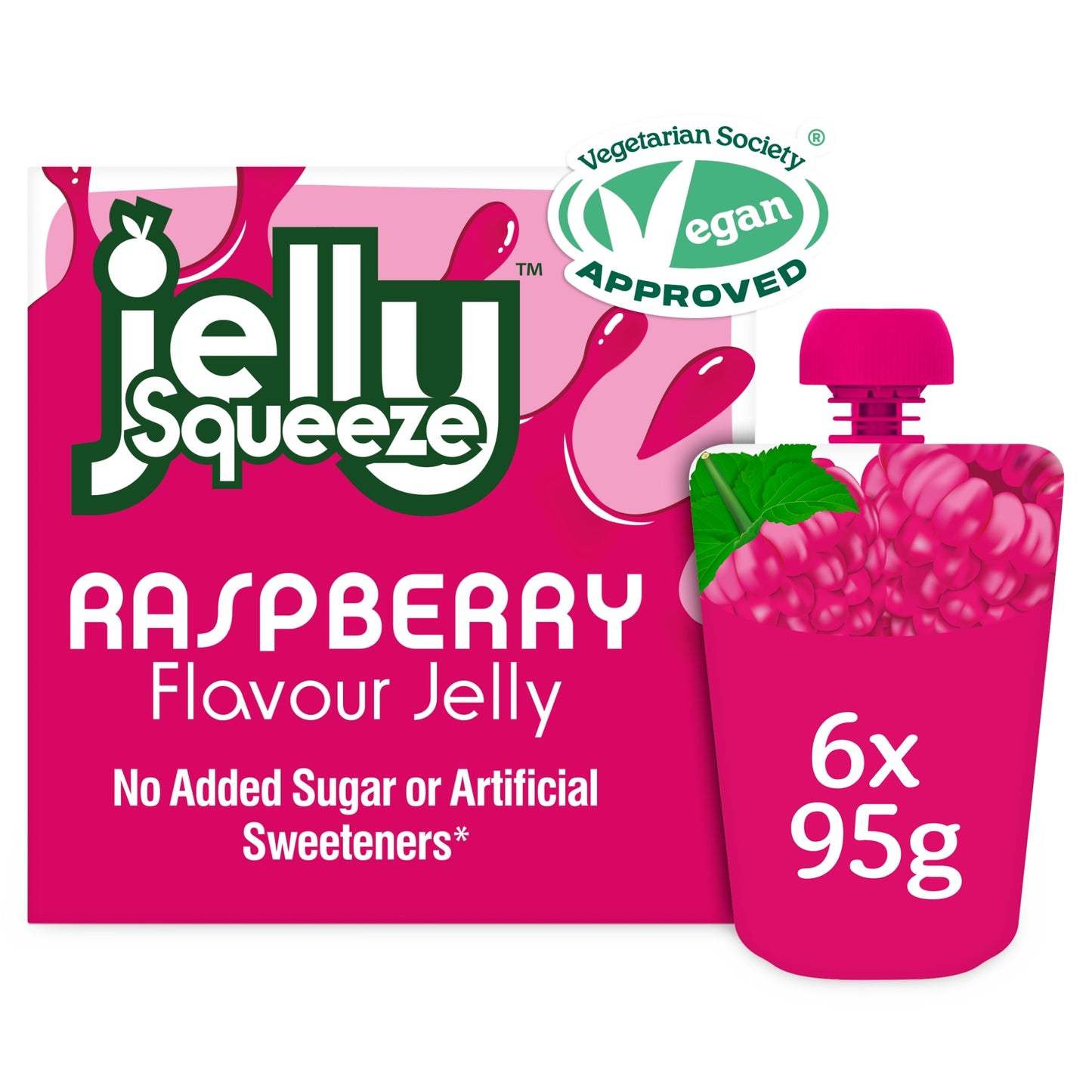 JellySqueeze Raspberry Multipack 6x95g — image 1