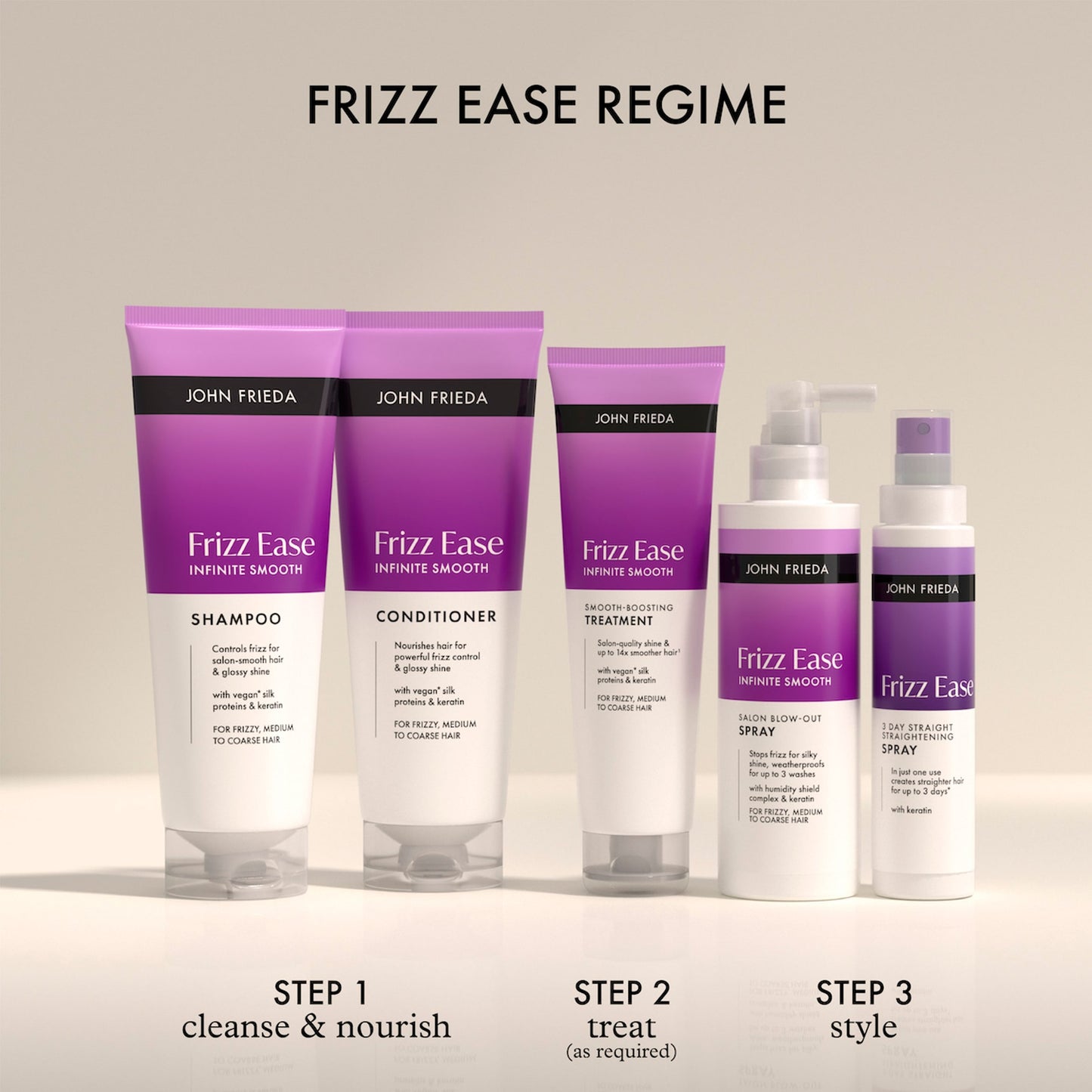 John Frieda Frizz Ease 3 Day Straight Straightening Spray 100ml — image 5