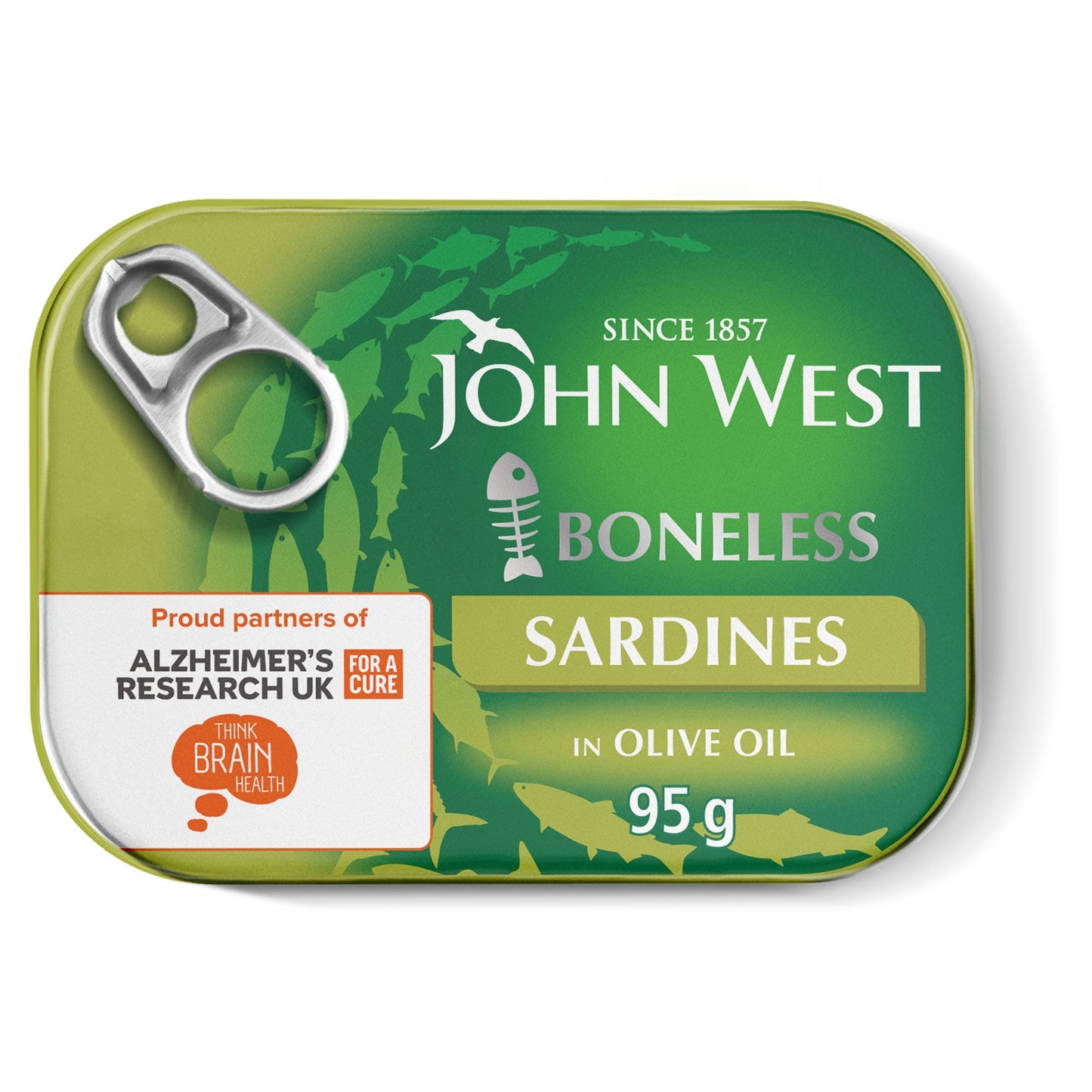 John West Boneless Sardines Olive Oil 95G — image 1
