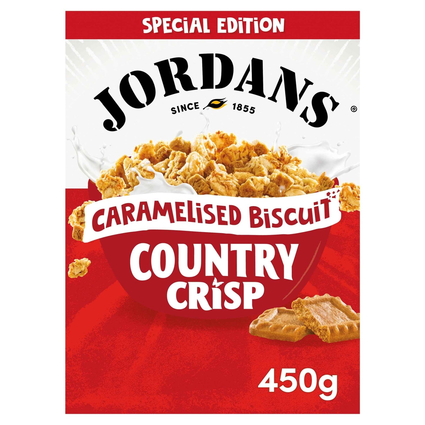JORDANS Country Crisp Caramelised Biscuit 450g
