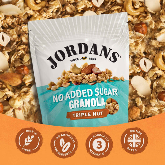 JORDANS No Added Sugar Granola Triple Nut 425g