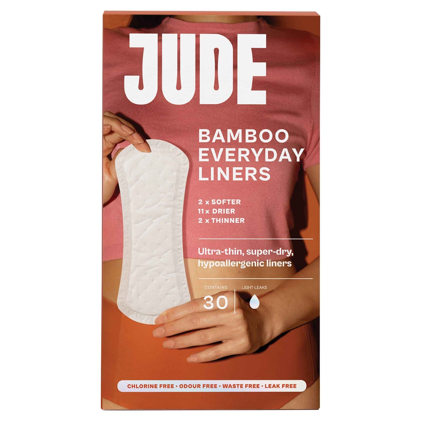 Jude Bamboo Everyday Liners 30 Pieces