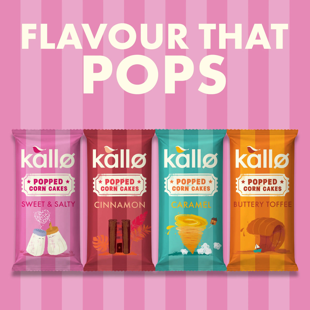 Kallo Caramel Popped Corn Cakes 125g — image 5