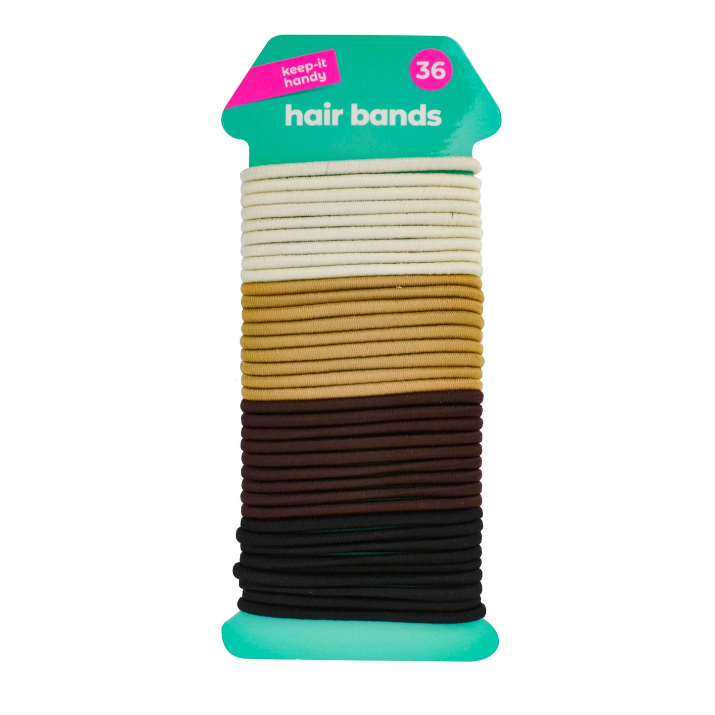 Keep It Handy Assorted Colour Hair Bands 36Pk — image 1