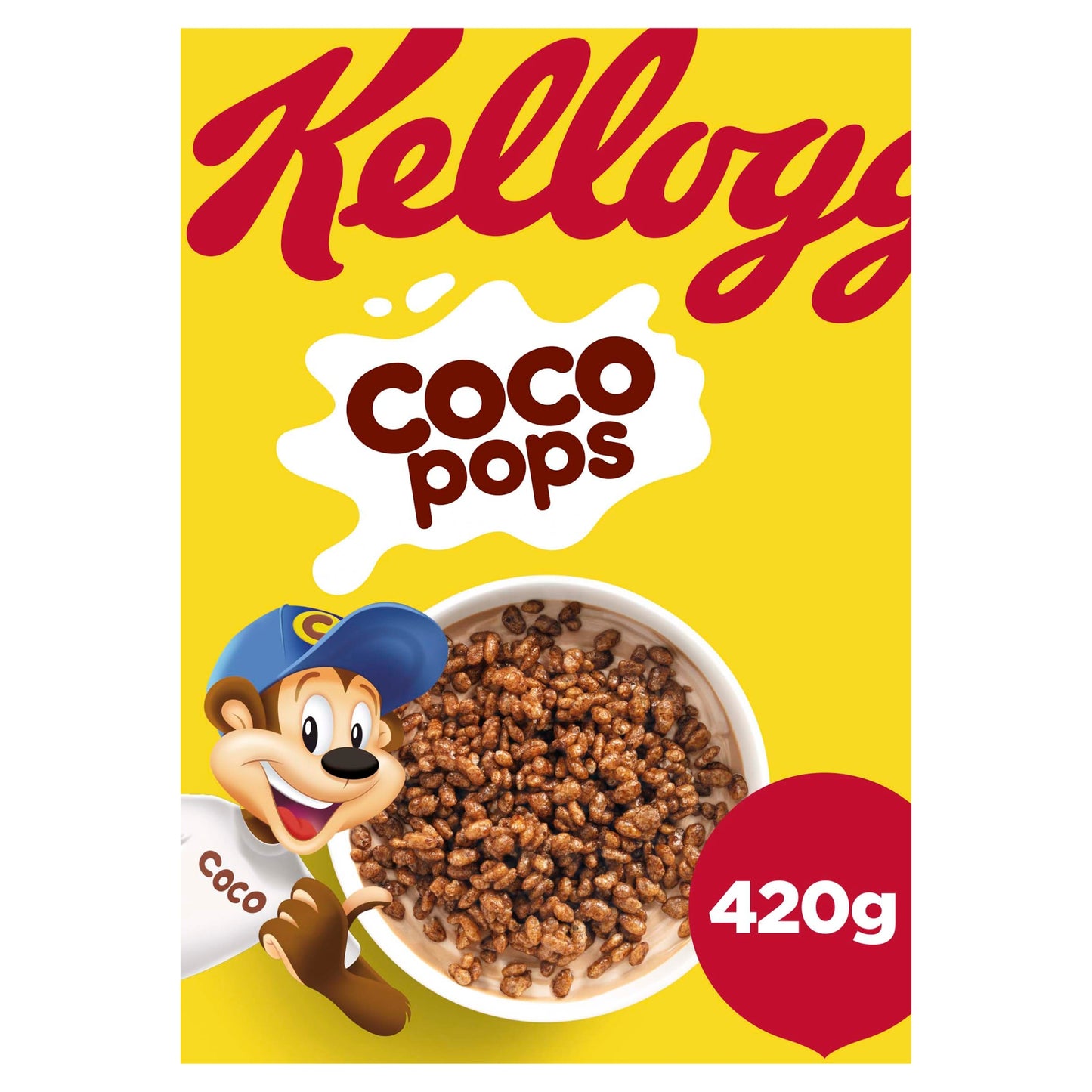 Kellogg's Coco Pops Chocolate Breakfast Cereal 420g — image 1