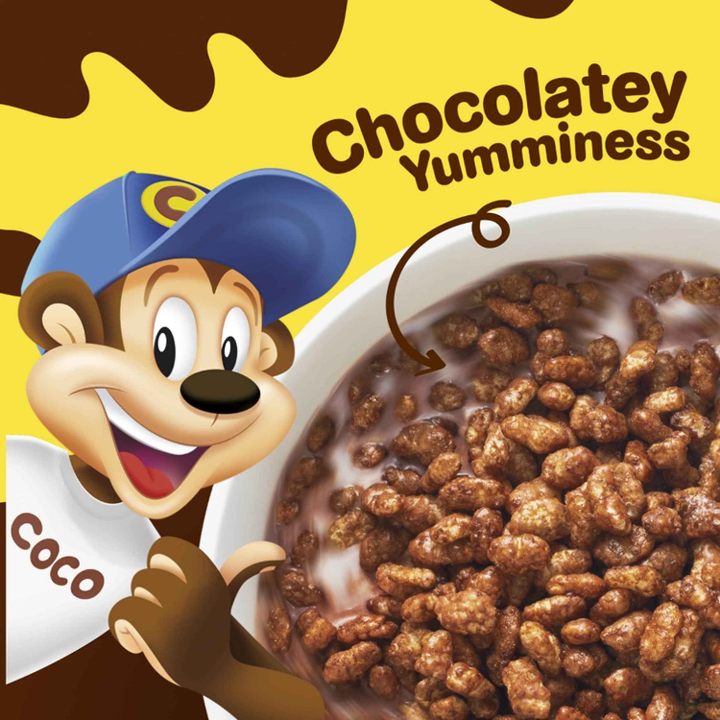 Kellogg's Coco Pops Chocolate Breakfast Cereal 650g 650g pack shot