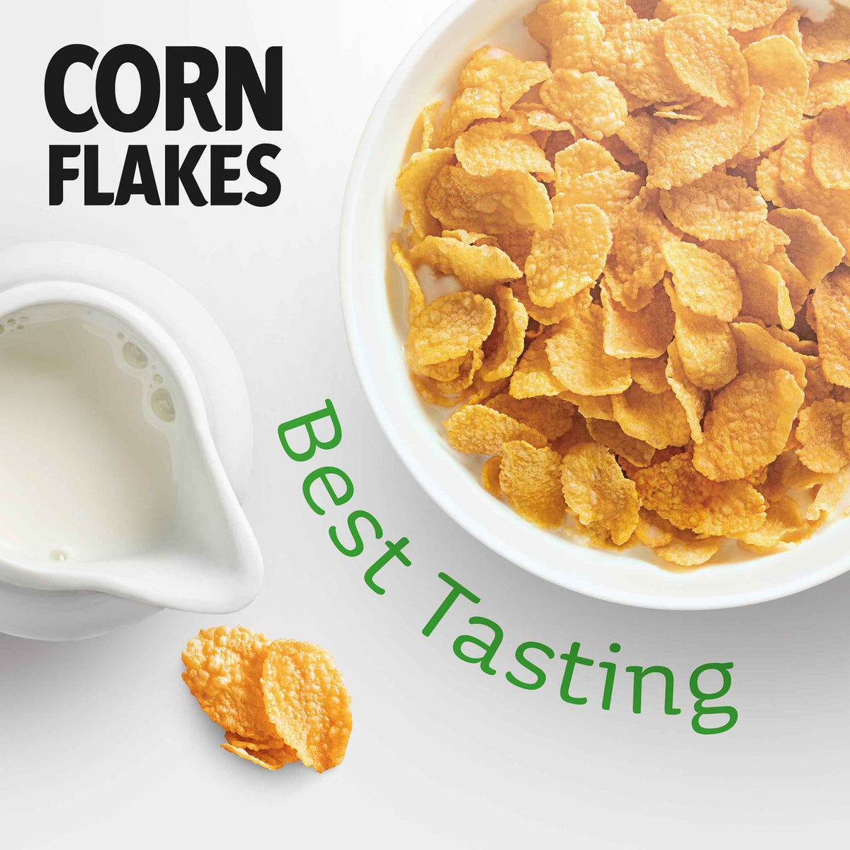 Kellogg's Corn Flakes Breakfast Cereal 450g 450g pack shot