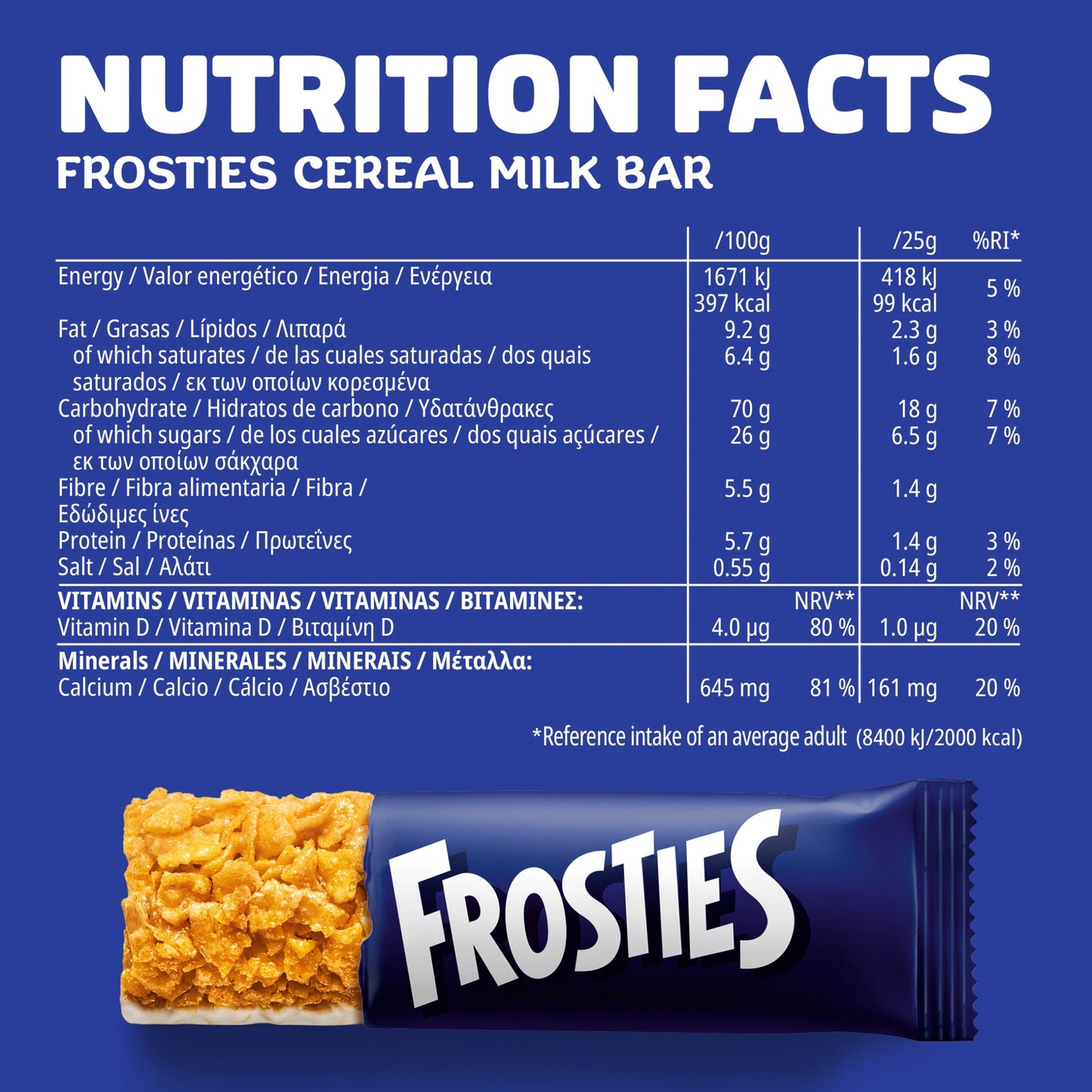 Kellogg's Frosties Cereal Milk Snack Bars 4x25g — image 3