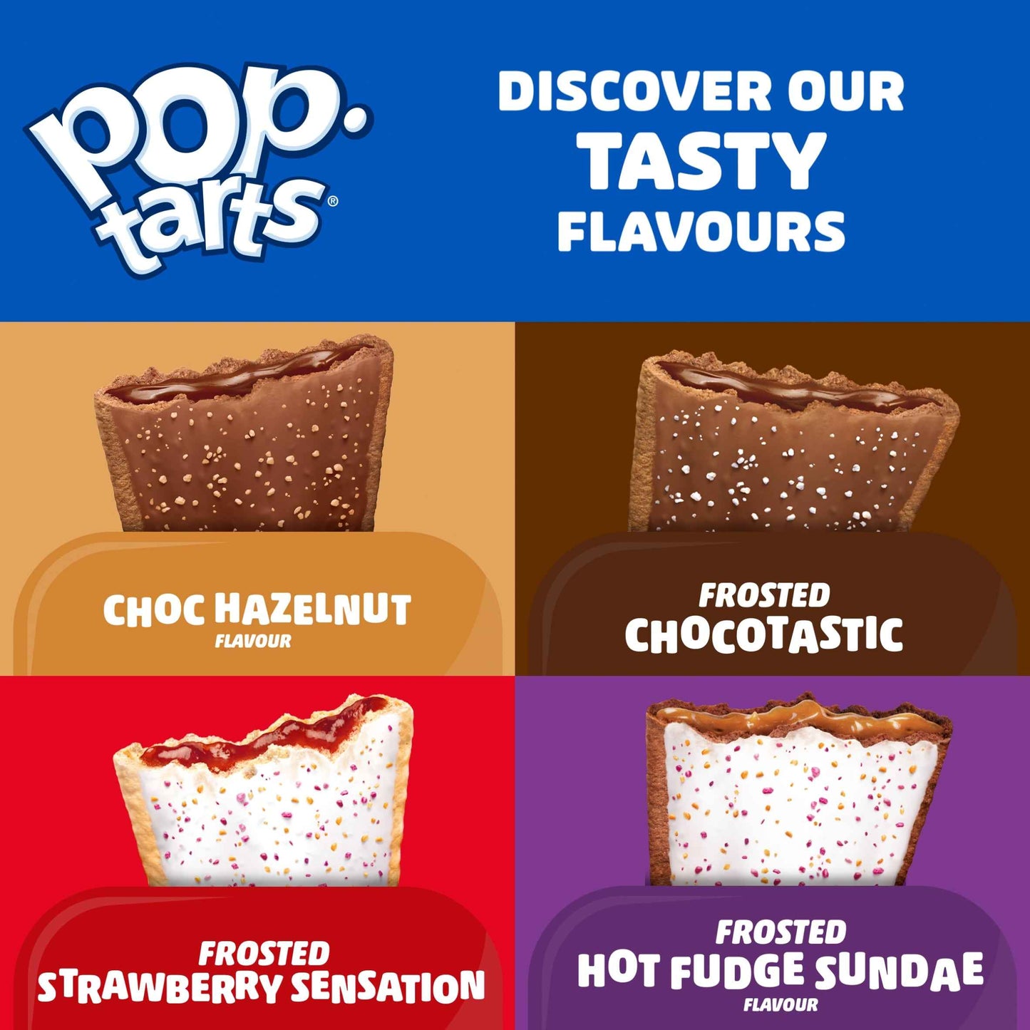 Kellogg's Pop Tarts Chocolate Hazelnut 8x48g