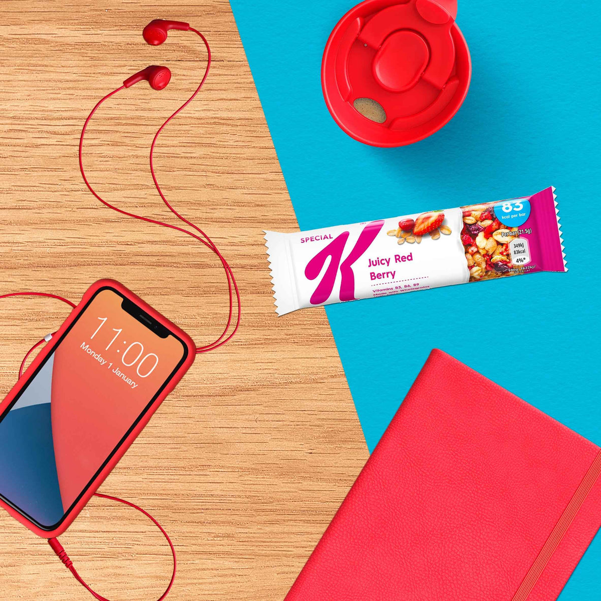 Kellogg's SPECIAL K Juicy Red Berry Snack Bars 6x21.5g gallery