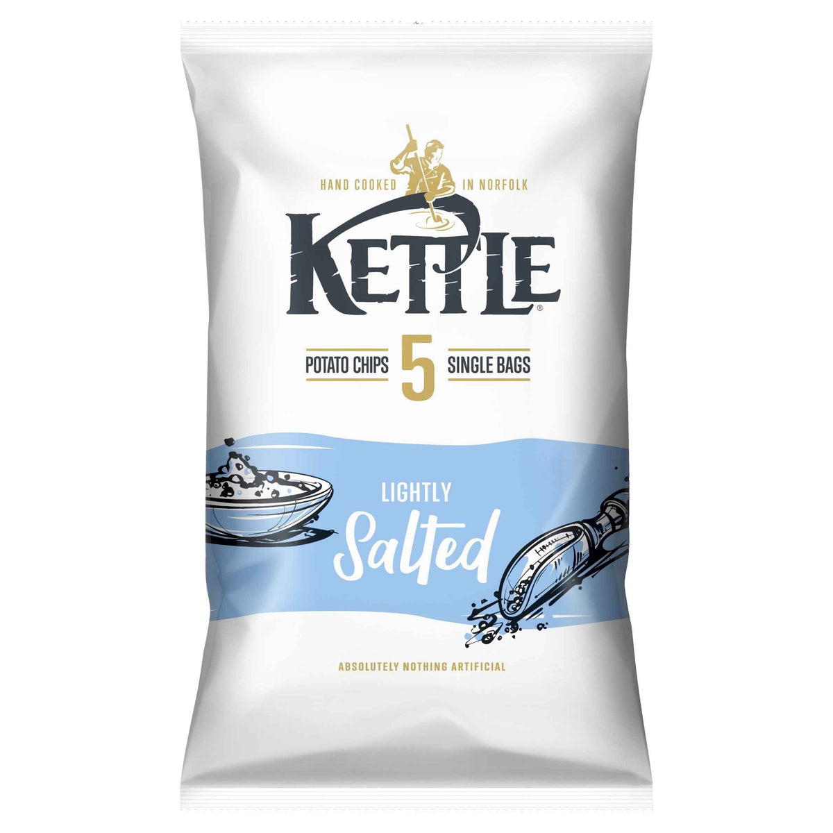 KETTLE Lightly Salted Crisps 5 X 25g