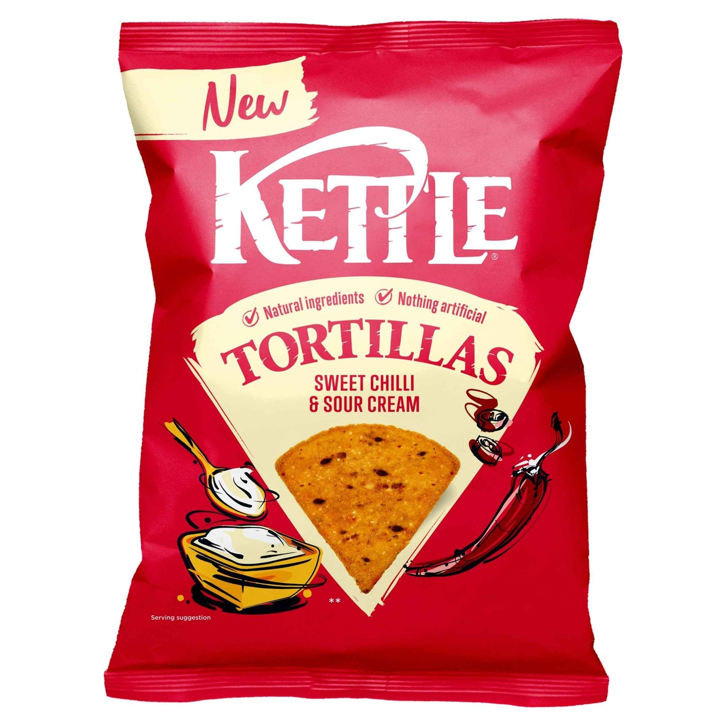 KETTLE Tortilla Sweet Chilli & Sour Cream 140g