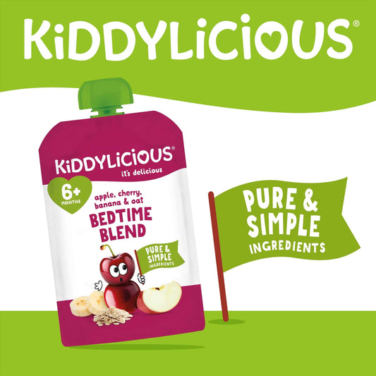 KIDDYLICIOUS Apple, Cherry, Banana & Oat Bedtime Blend 100g