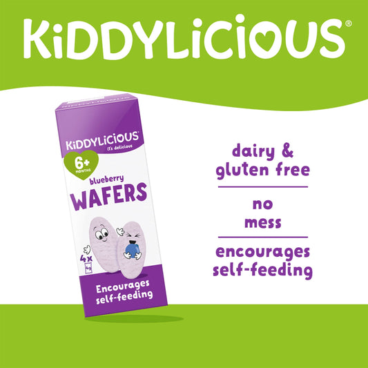 Kiddylicious Blueberry Wafers 6Mth 4Pack 16G — image 2