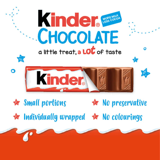 KINDER Snack Bars 6 Pack 126g 126g pack shot