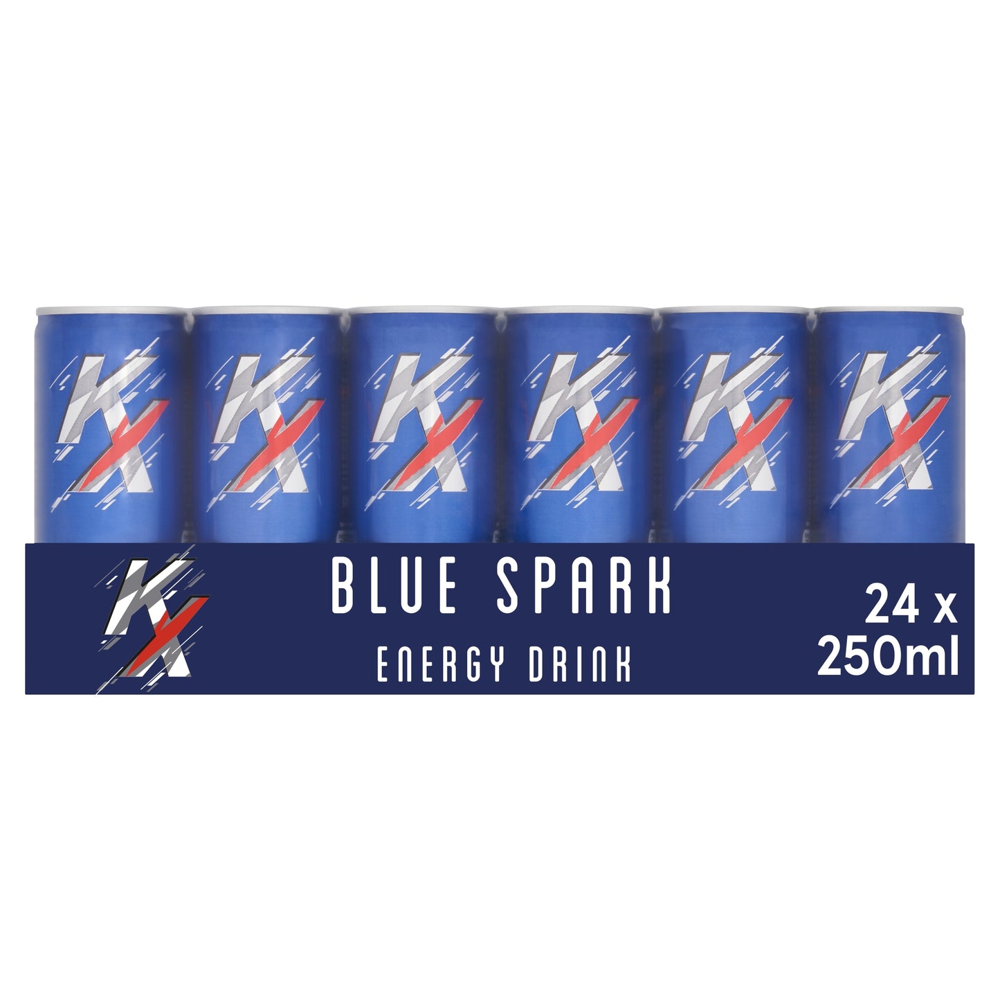 KX Blue Spark Energy Drink 24x250ml — image 1