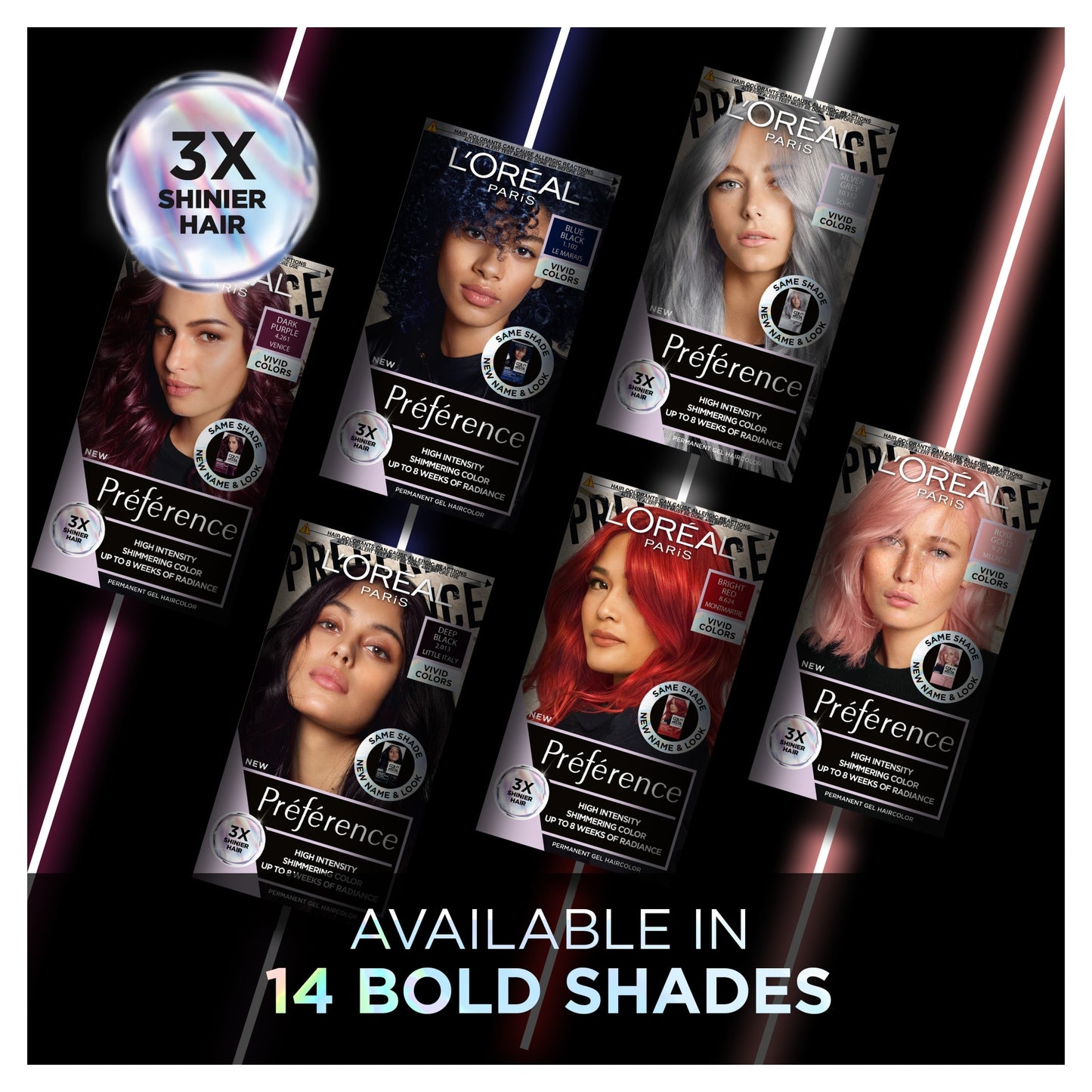 L'Oreal Paris Preference Vivids 8.624 Bright Red Permanent Hair Dye — image 5
