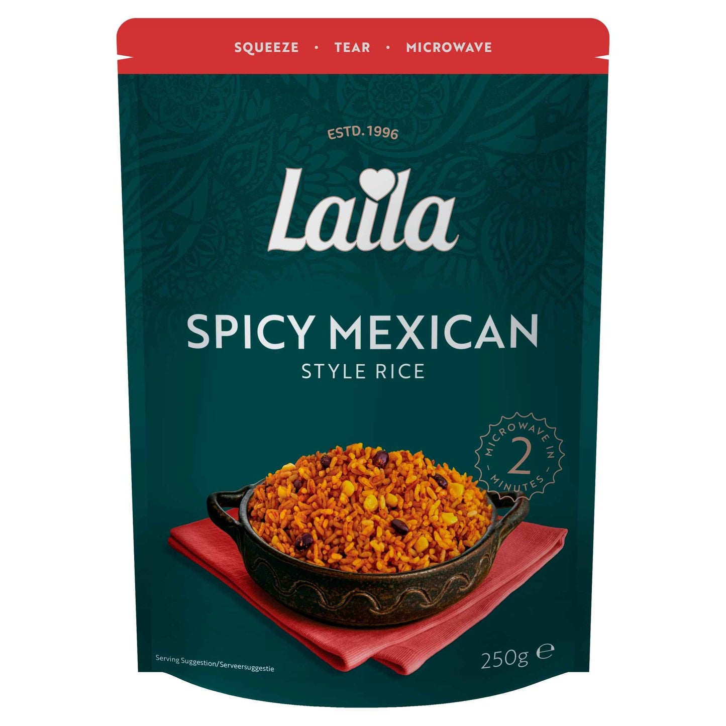 LAILA Spicy Mexican Microwave Rice 250g