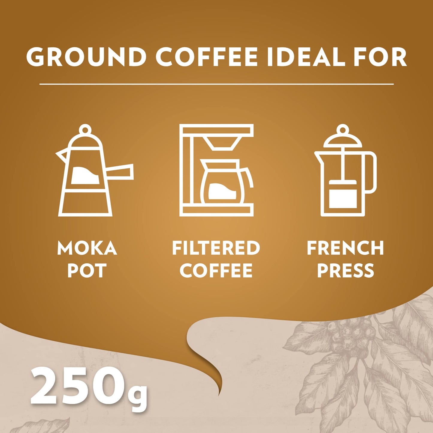 Lavazza Qualita Oro Coffee 250G — image 5
