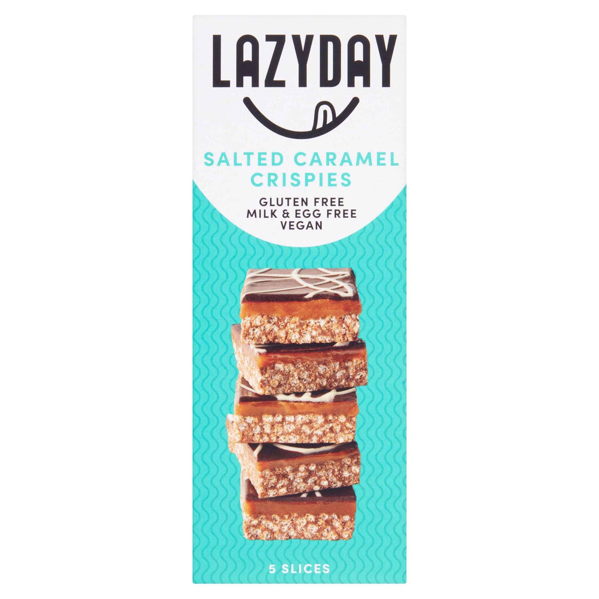 LAZYDAY Salted Caramel Crispies Rice Crisped Squares 150g