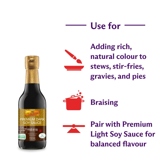 Lee Kum Kee Premium Dark Soy Sauce 150Ml — image 2
