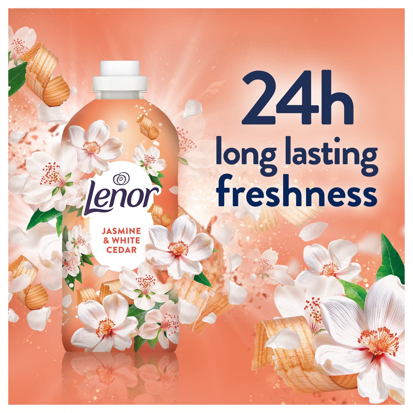 Lenor Fabric Conditioner White Cedar & Jasmine 59 Washes 1829ml — image 5