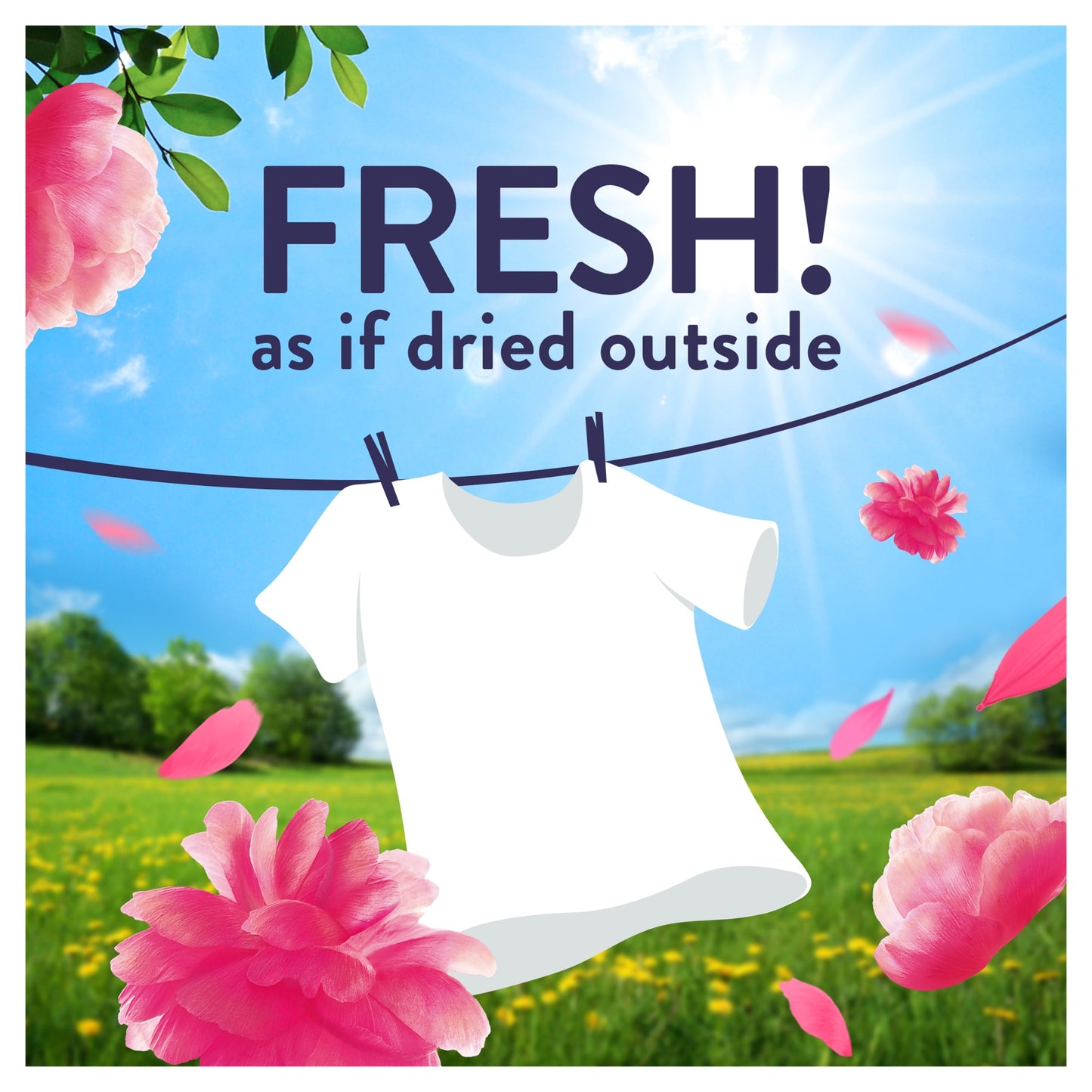 Lenor Outdoorable Floral Fresh Fabric Conditioner 60 Washes 840ml — image 5
