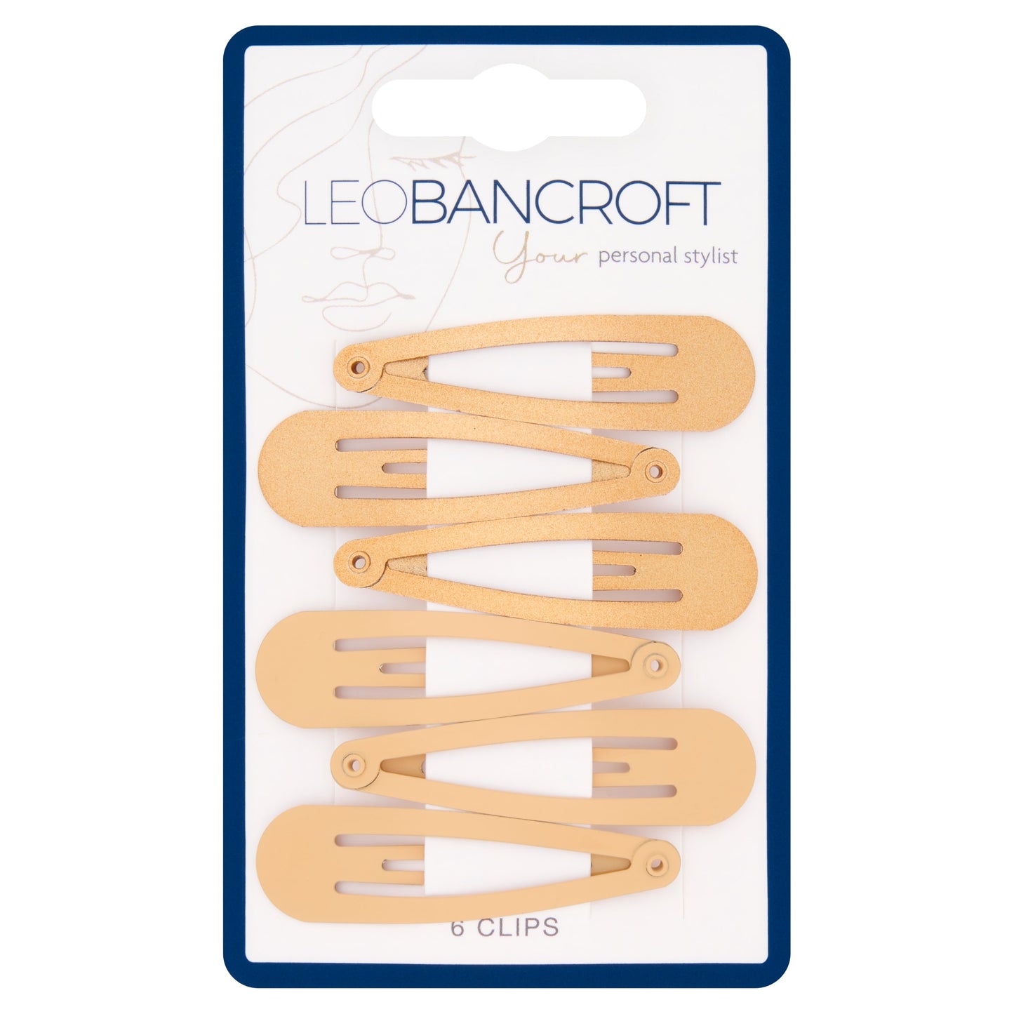 Leo Bancroft Curl Clips Assorted 6 Pack — image 1