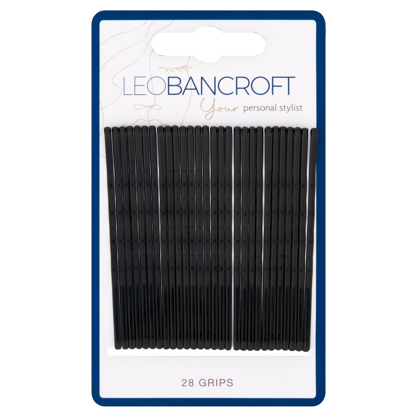 Leo Bancroft Large Hair Grips Black 28Pk — image 1