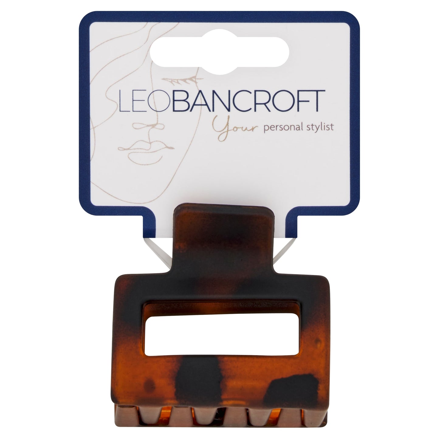 Leo Bancroft Small Square Claw Clip Tort — image 1