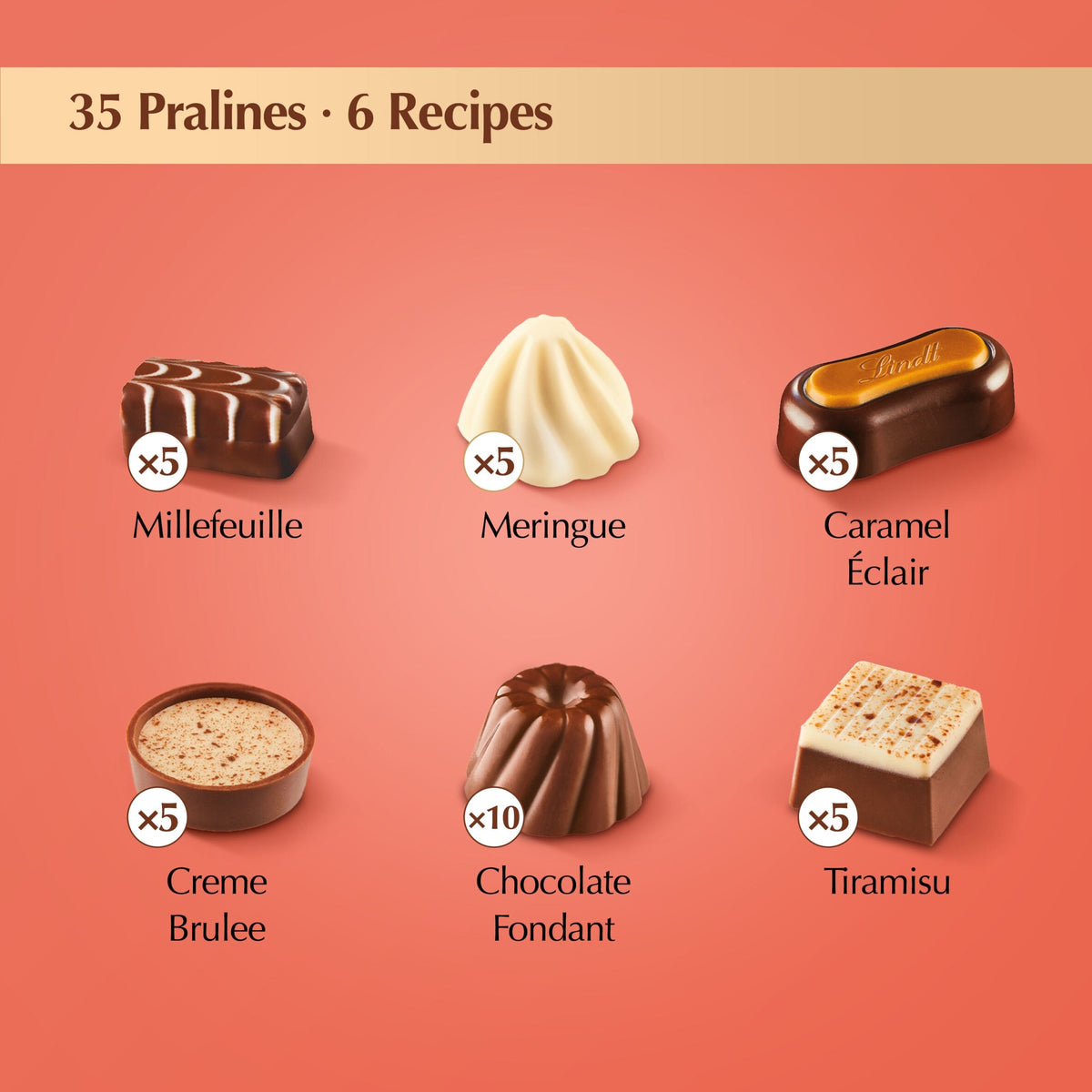 Lindt Creations Dessert Assorted Chocolate Box 341G — image 3
